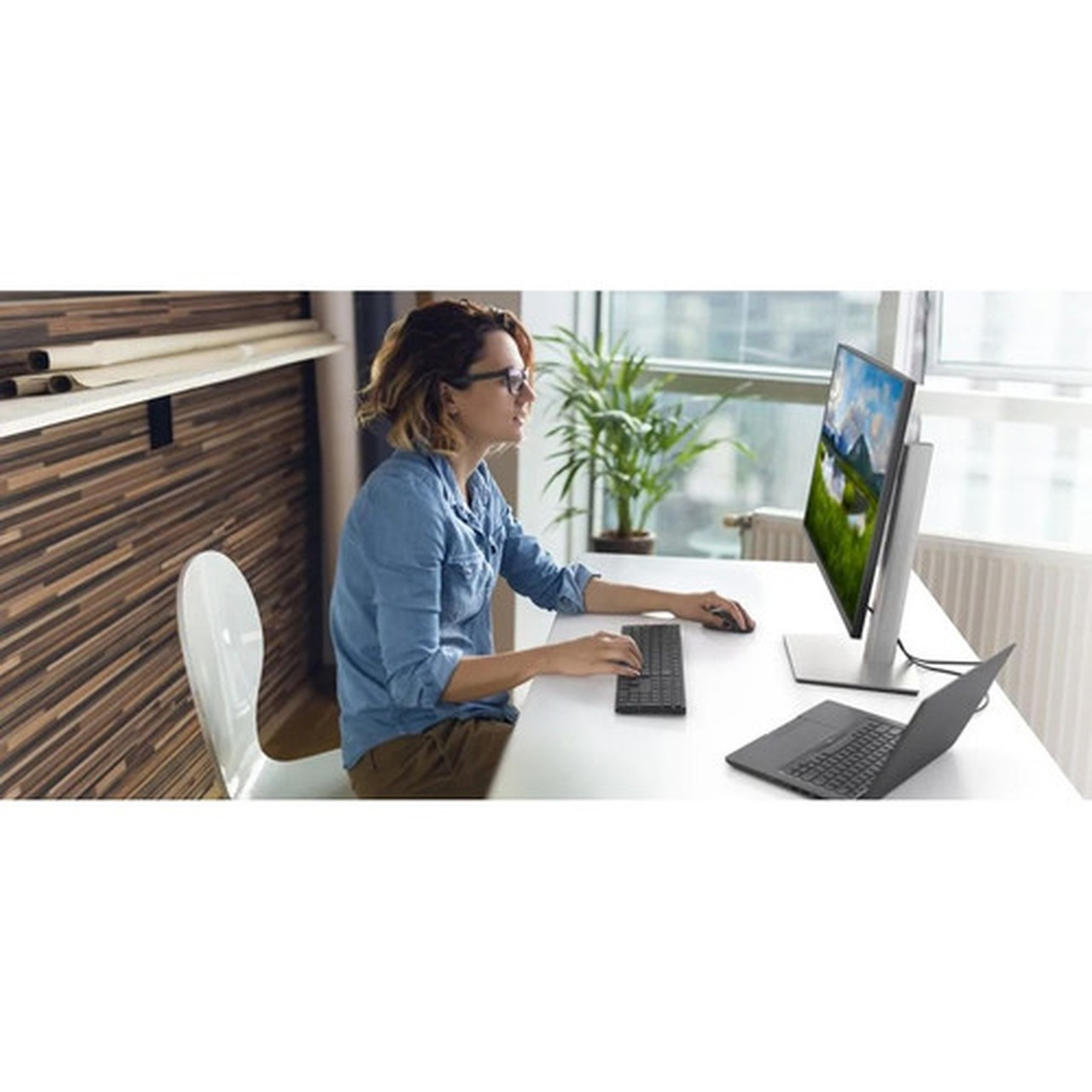 Dell Pro Wireless Keyboard And Mouse KM5221W - USB Wireless RF - French - Black - USB Wireless RF Mouse - Optical - 4000 dpi - 3 - - - KM5221WBKB-FRC