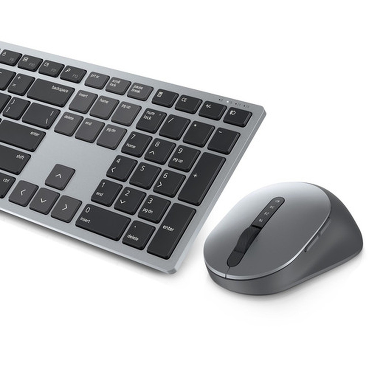 Dell Premier KM7321W Keyboard  Mouse - USB Scissors Wireless BluetoothRF 50 240 GHz Keyboard - Titan Gray - USB Wireless Mouse - - KM7321WGY-CNM