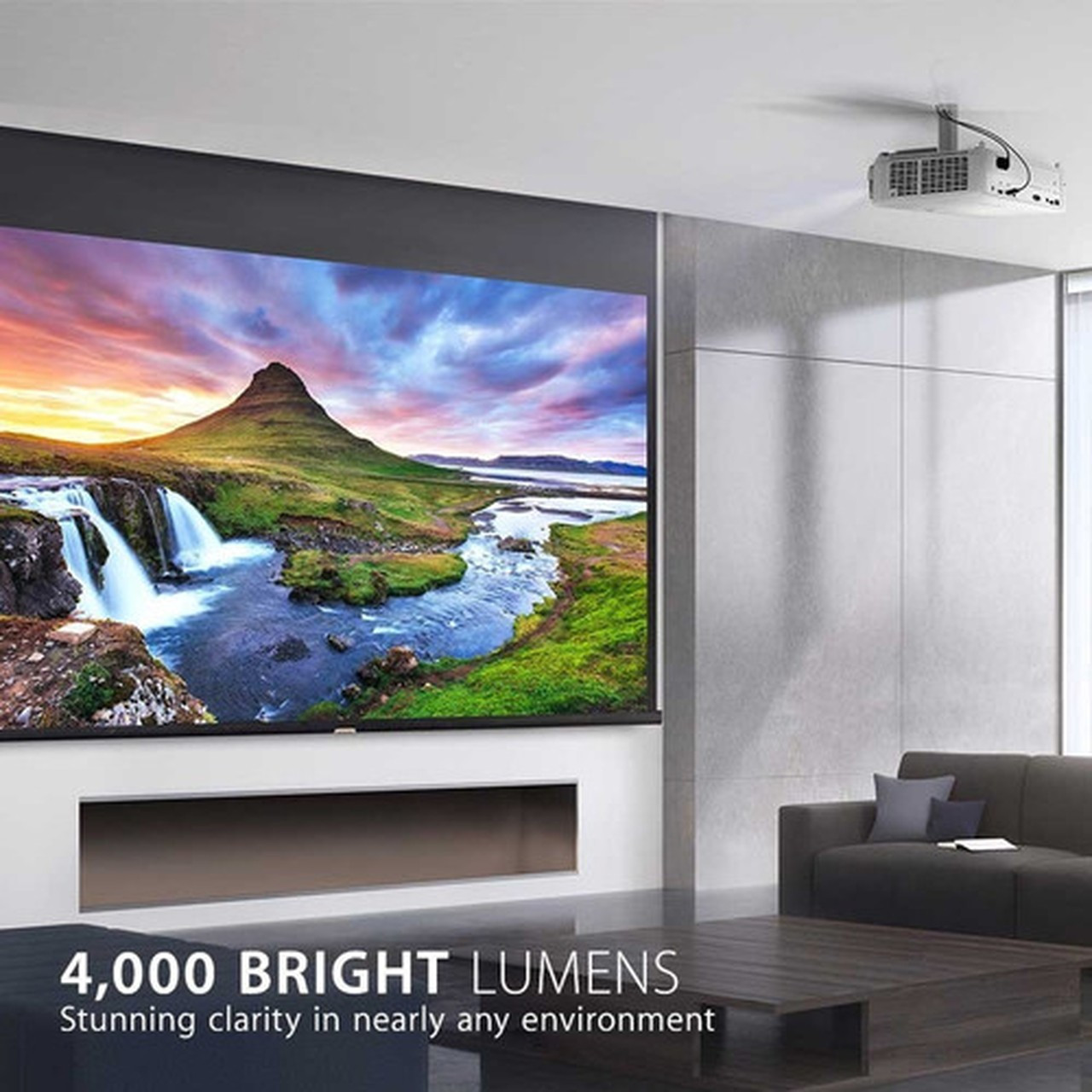 ViewSonic PX748-4K DLP Projector - 169 - Ceiling Mountable - White - High Dynamic Range HDR - 3840 x 2160 - Front Ceiling - 20000 PX748-4K