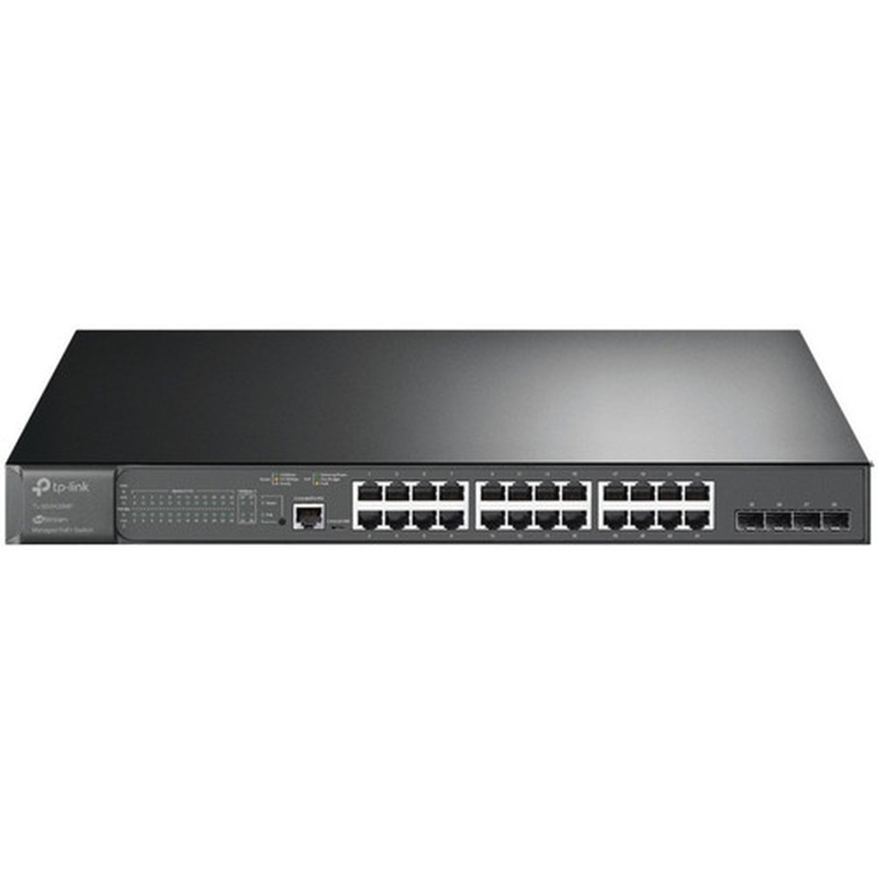 TP-Link JetStream 28-Port Gigabit L2 Managed Switch with 24-Port PoE - 24 Ports - Manageable - 2 Layer Supported - Modular - 4 SFP - TL-SG3428MP