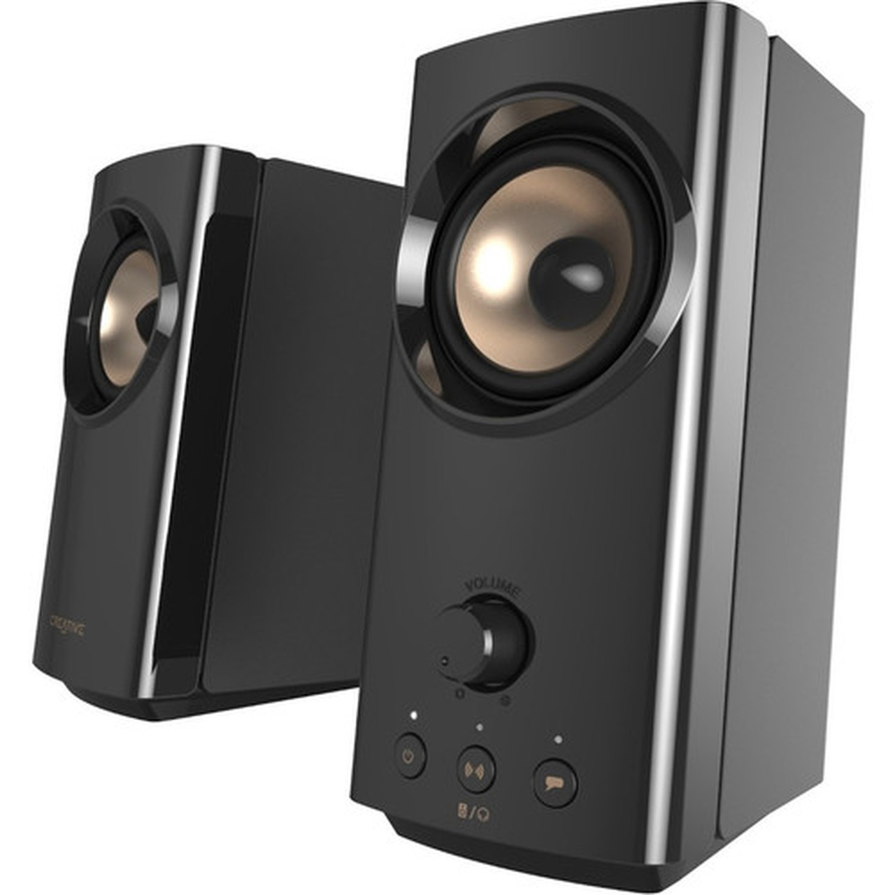 Creative T60 20 Bluetooth Speaker System - 30 W RMS - Black - Desktop - 50 Hz to 20 kHz 51MF1705AA000