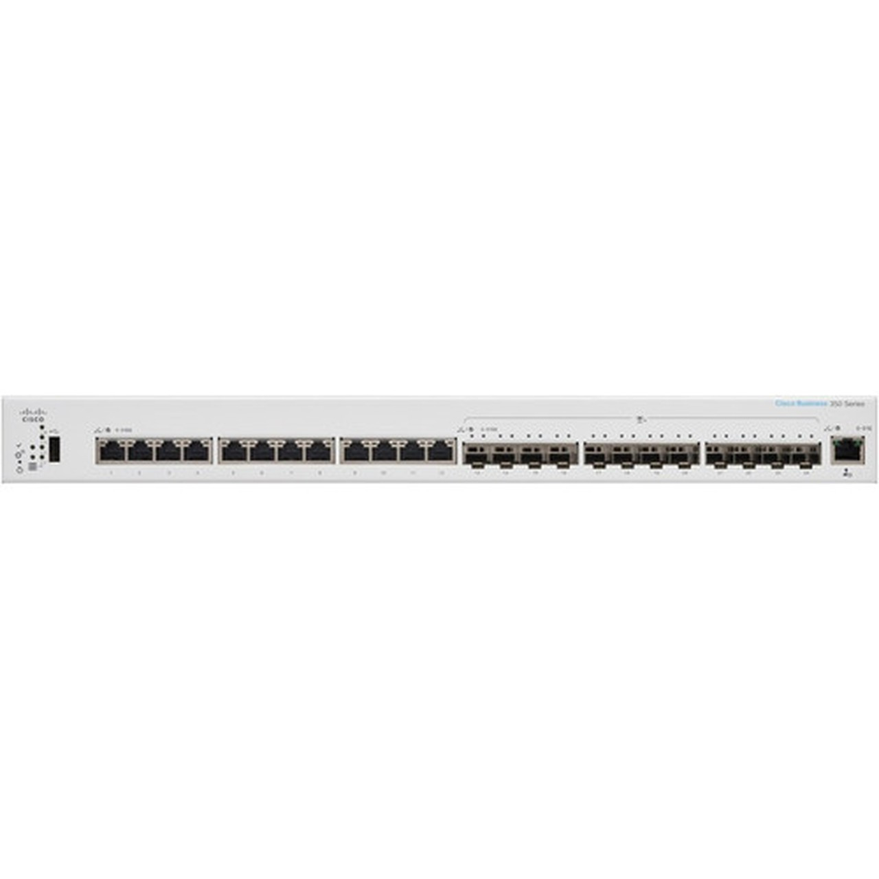 Cisco Business 350-24XTS Managed Switch - 12 Ports - Manageable - 3 Layer Supported - Modular - 8020 W Power Consumption - Optical - CBS350-24XTS-NA