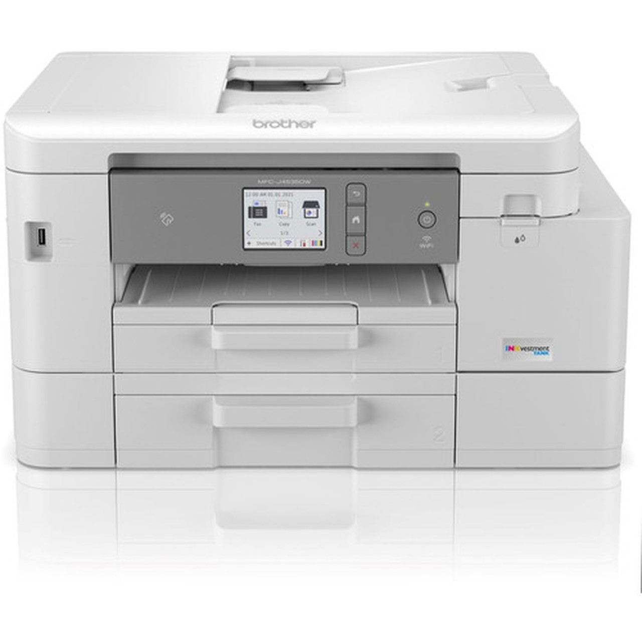 MFC-J4535DW INKvestment Tank All-in-One Multifunction Colour Inkjet Printer - CopierFaxPrinterScanner - 4800 x 1200 dpi Print - - - MFCJ4535DW