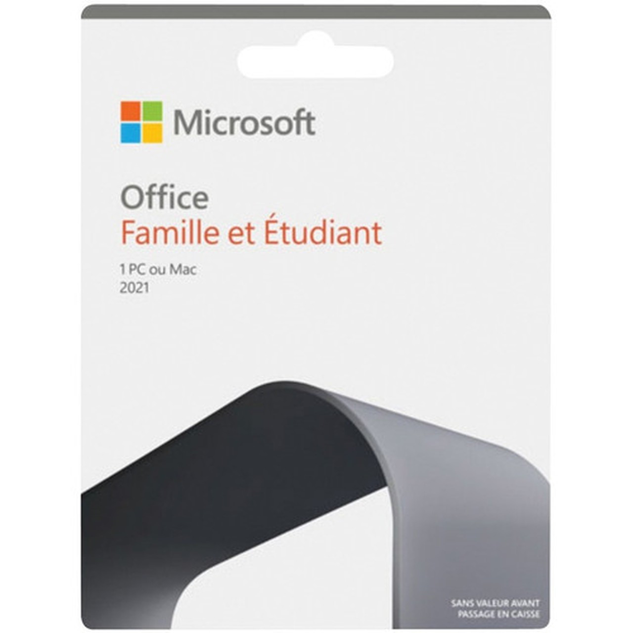Microsoft Office 2021 Home  Student - Box Pack - 1 PCMac - Medialess - French - PC Intel-based Mac 79G-05404