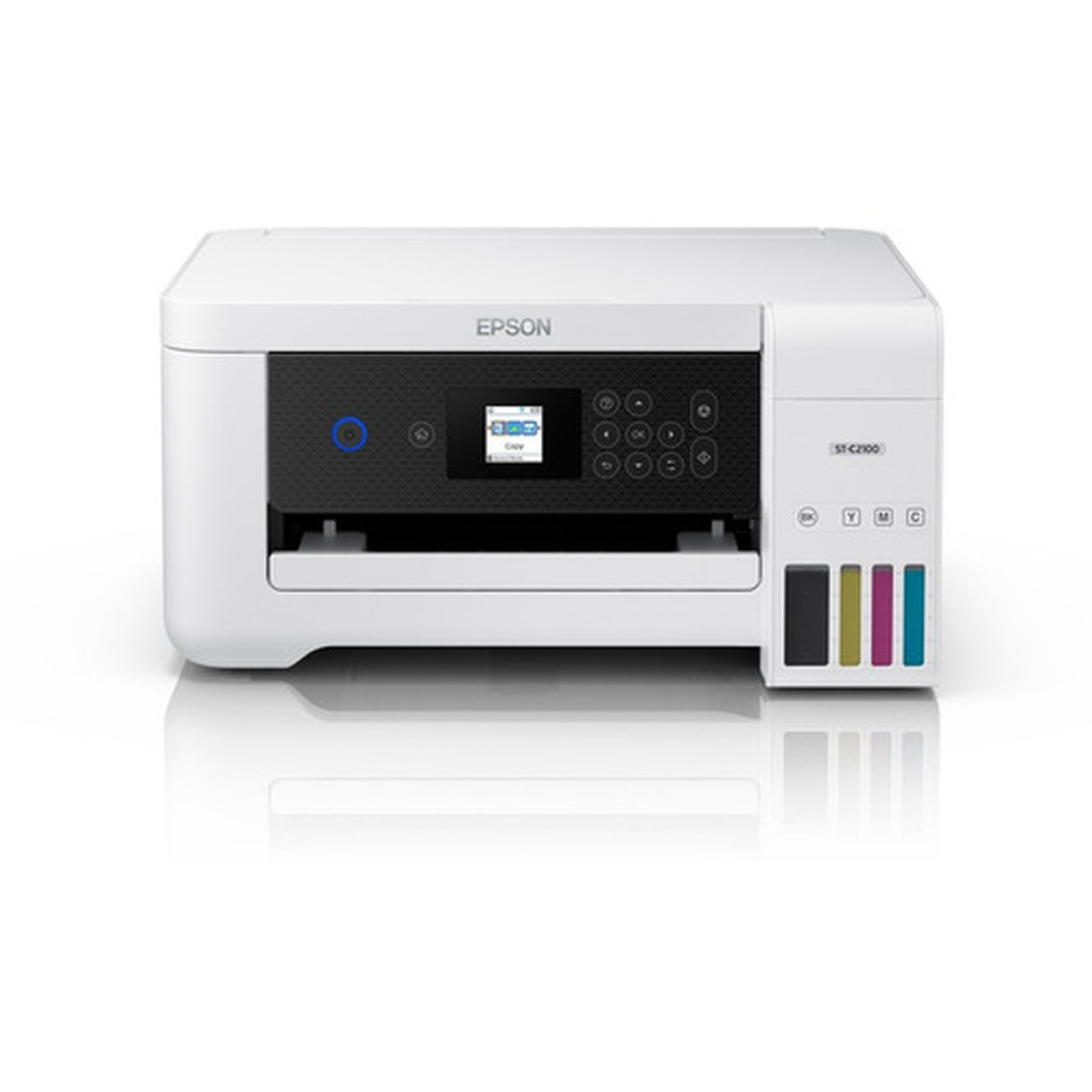 Epson WorkForce ST-C2100 Wireless Inkjet Multifunction Printer - Color - CopierPrinterScanner - 5760 x 1440 dpi class - Automatic C11CJ63203