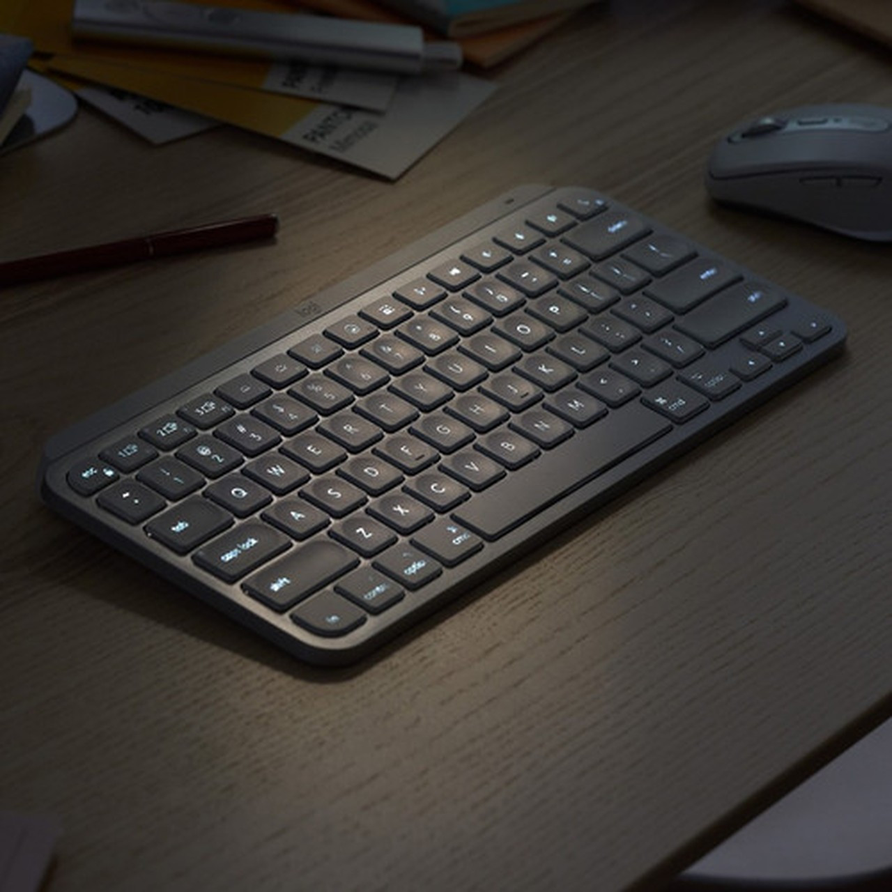 Logitech MX Keys Mini Rose - Wireless Connectivity - Bluetooth - 3281 ft 10000 mm - USB Interface Emoji Dictation Mute Hot - - 920-010474