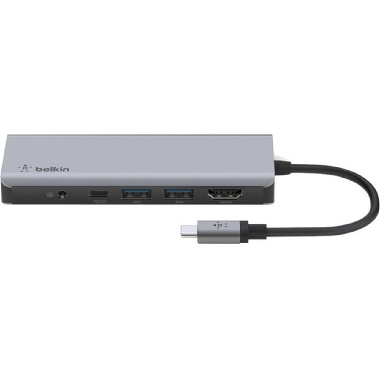 Belkin USB-C 7-in-1 Multiport Adapter Laptop Docking Station 2x USB-A 31 Gen 2 4k HDMI 20 100W Power Delivery 30 - for - 100 W PVC003BTSGY