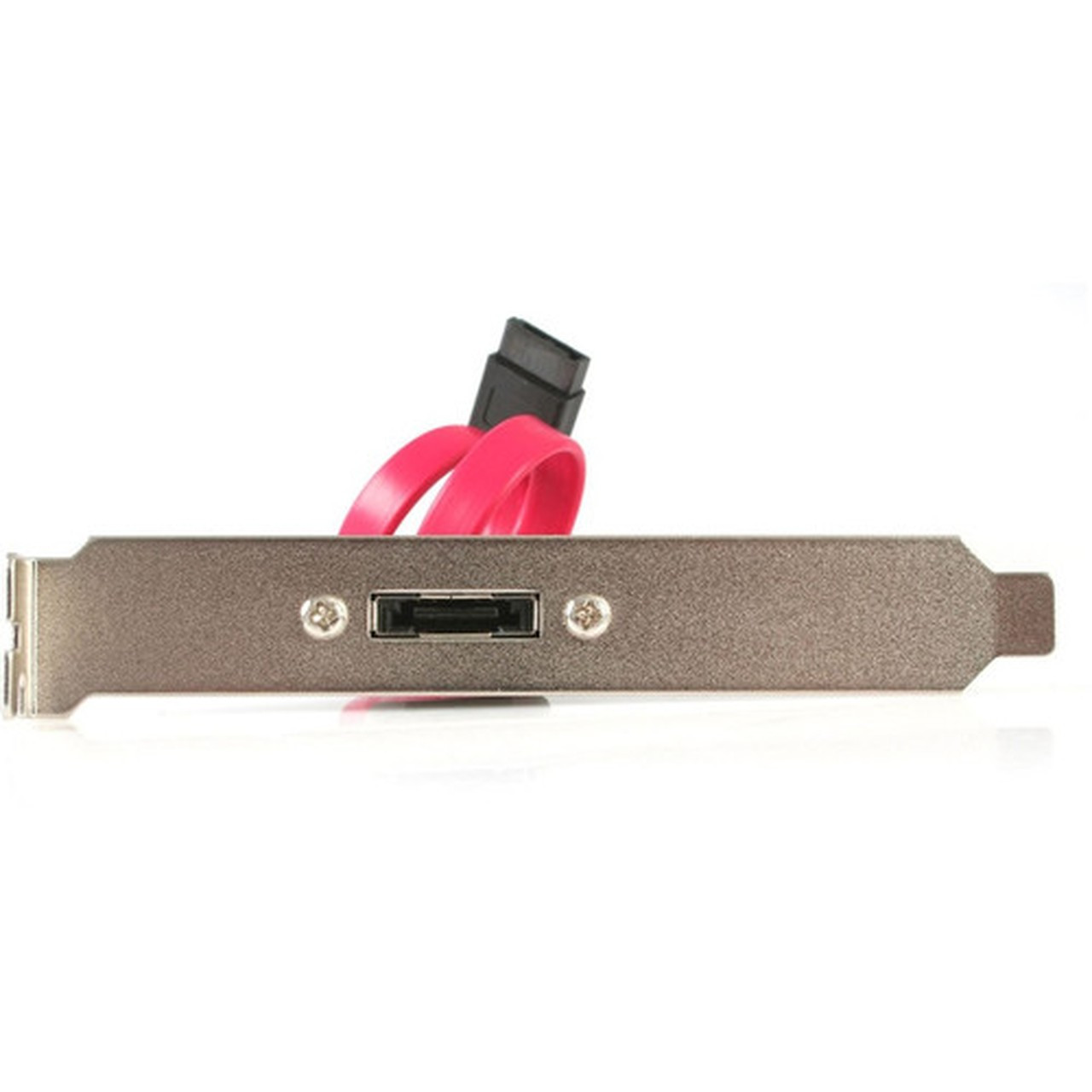 StarTechcom_1_Port_SATA_to_eSATA_Slot_Plate_Bracket_-_Serial_ATA_internal_to_external_panel_-_7_pin_Serial_ATA_-_7_pin_external_ATA_-_ESATAPLATE1