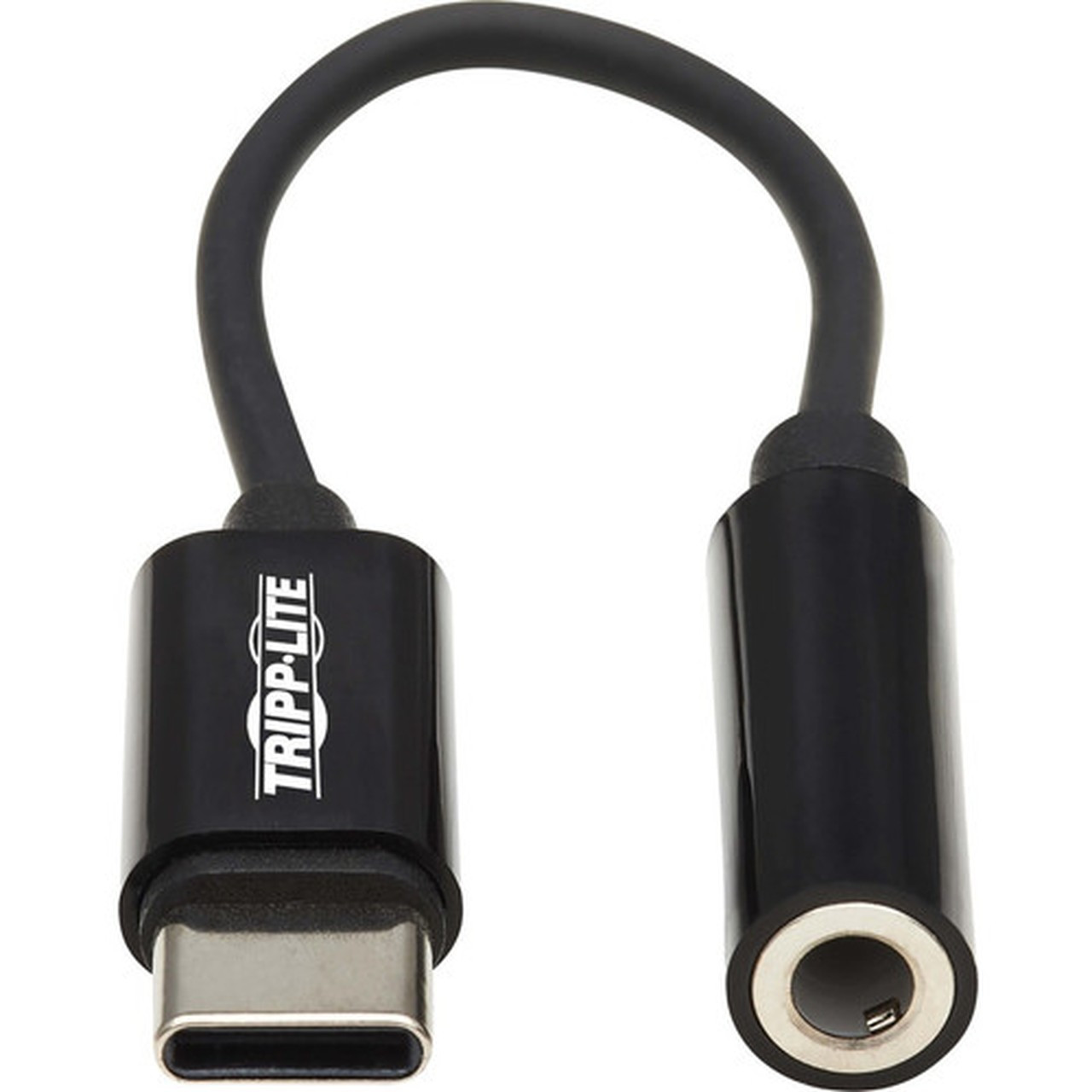 Tripp Lite USB-C to 35 mm Headphone Jack Adapter - 79 Mini-phoneUSB-C Audio Cable for Audio Device Microphone Headphone MacBook U437-001