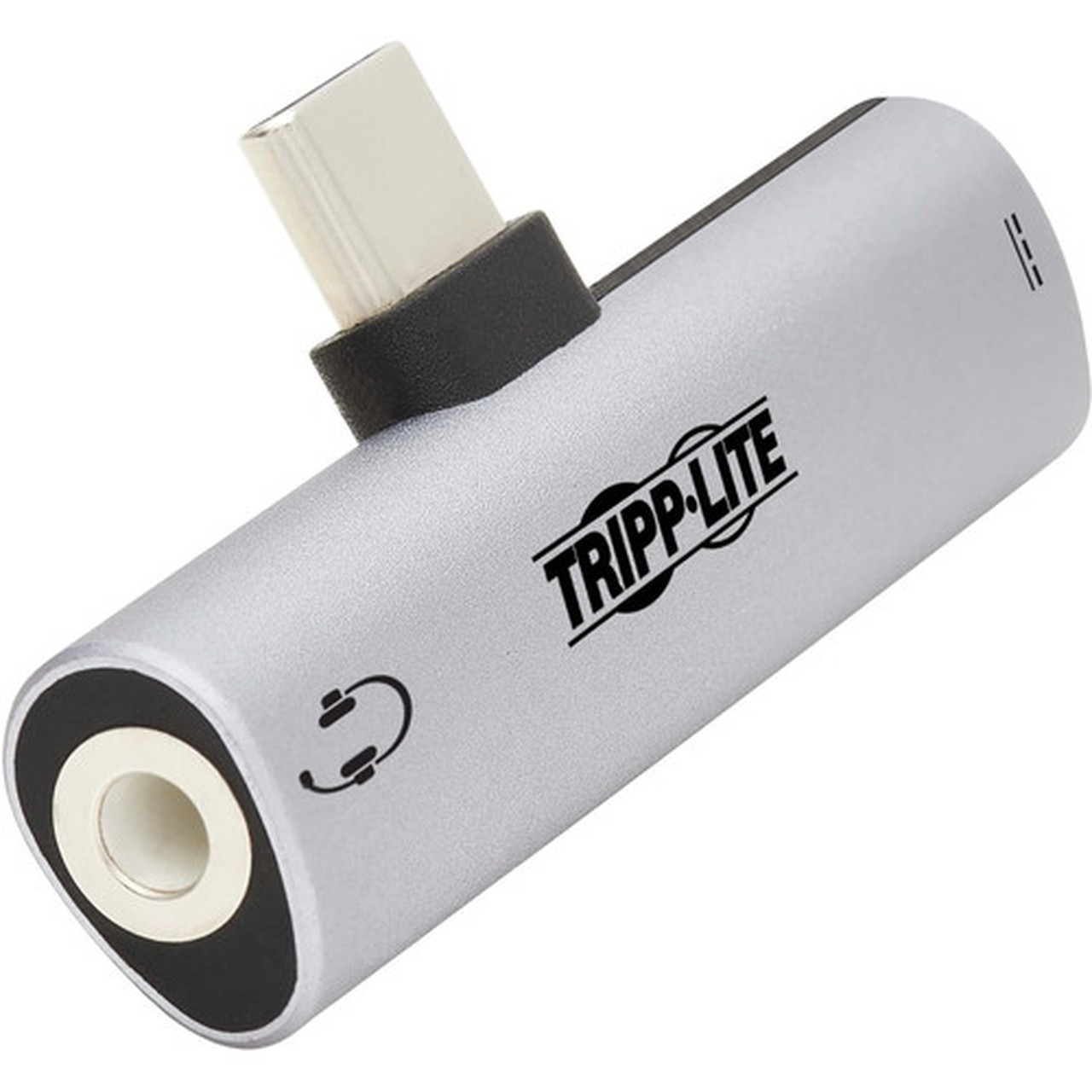Tripp Lite U437-001-C-V2 USB-C to 35 mm Headphone Jack Adapter - 1 x Mini-phone Stereo Audio - Female 1 x Powered USB Type C - - 1 x U437-001-C-V2