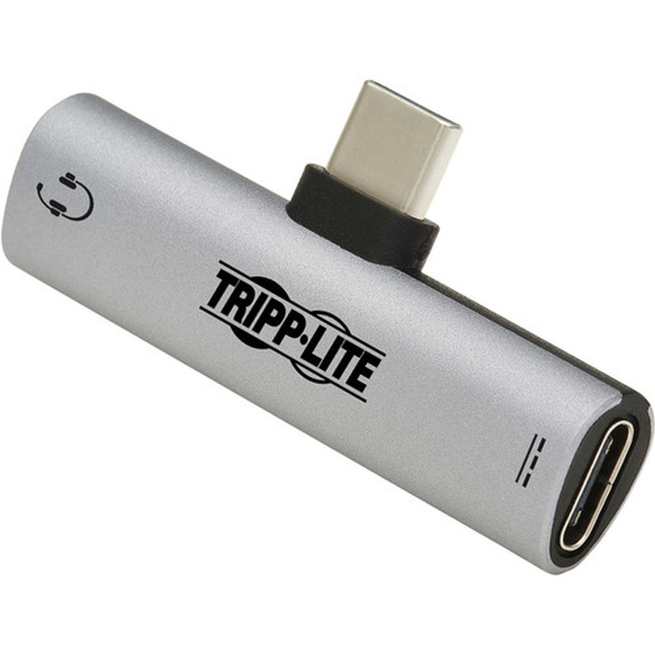 Tripp Lite U437-001-C-V2 USB-C to 35 mm Headphone Jack Adapter - 1 x Mini-phone Stereo Audio - Female 1 x Powered USB Type C - - 1 x U437-001-C-V2