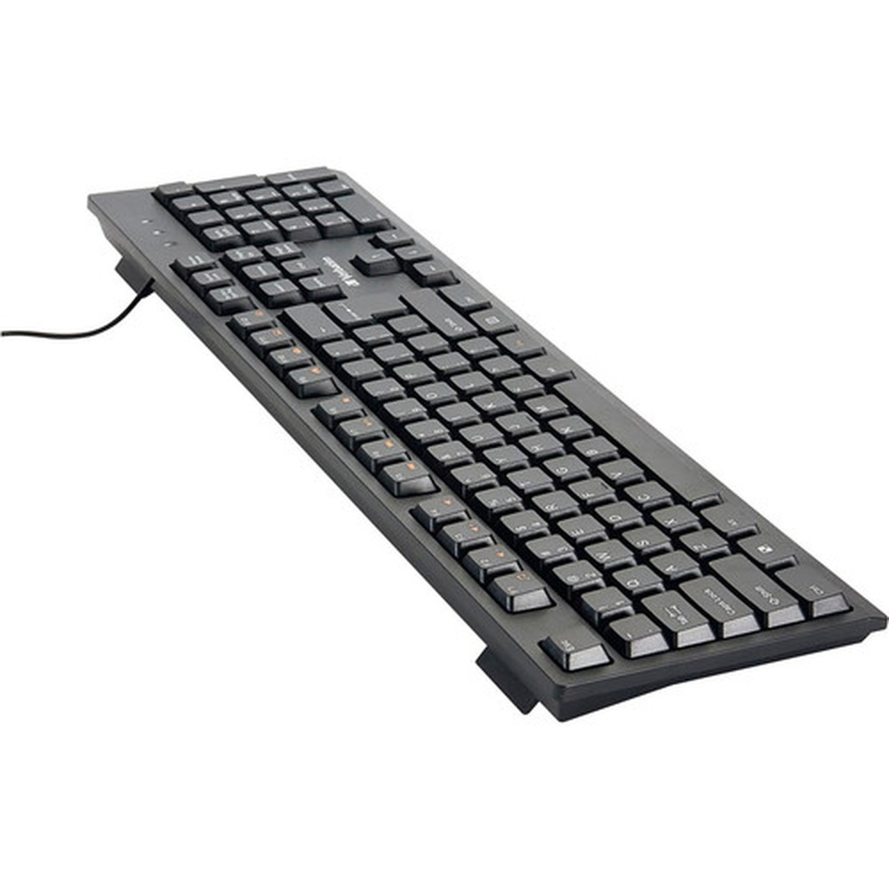 Verbatim Wired Keyboard - Cable Connectivity - USB Interface Multimedia Hot Keys - Linux ChromeOS Mac OS Windows Mac PC 70735
