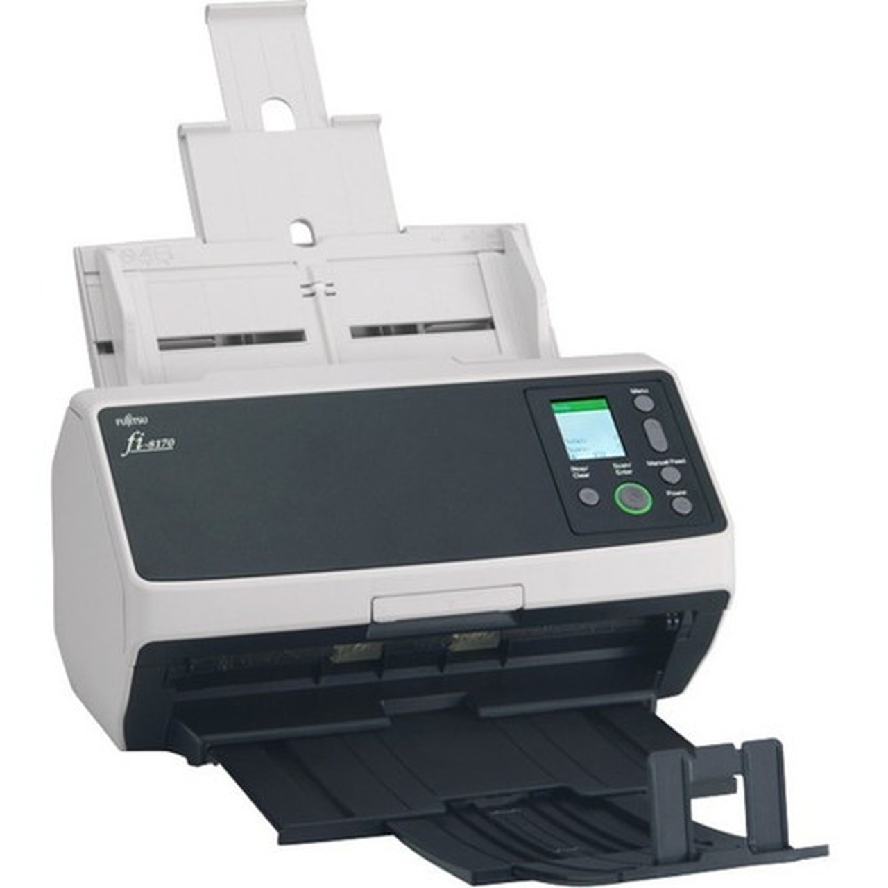Fujitsu fi-8170 Large Format ADFManual Feed Scanner - 600 dpi Optical - 24-bit Color - 8-bit Grayscale - 70 ppm Mono - 70 ppm - - PA03810-B055