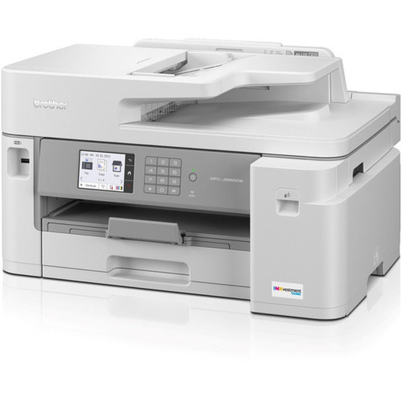 MFC-J5855DW INKvestment Tank All-in-One Multifunction Colour Inkjet Printer - CopierFaxPrinterScanner - 30 ppm Mono16 ppm Color - MFCJ5855DW
