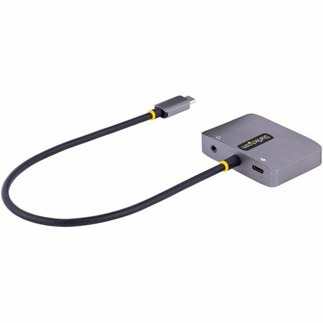 StarTechcom USB C Video Adapter USB C to HDMI VGA Multiport Adapter 35mm Audio 4K 60Hz HDR 100W PD 30 PT USB C Display Adapter 122-USBC-HDMI-4K-VGA