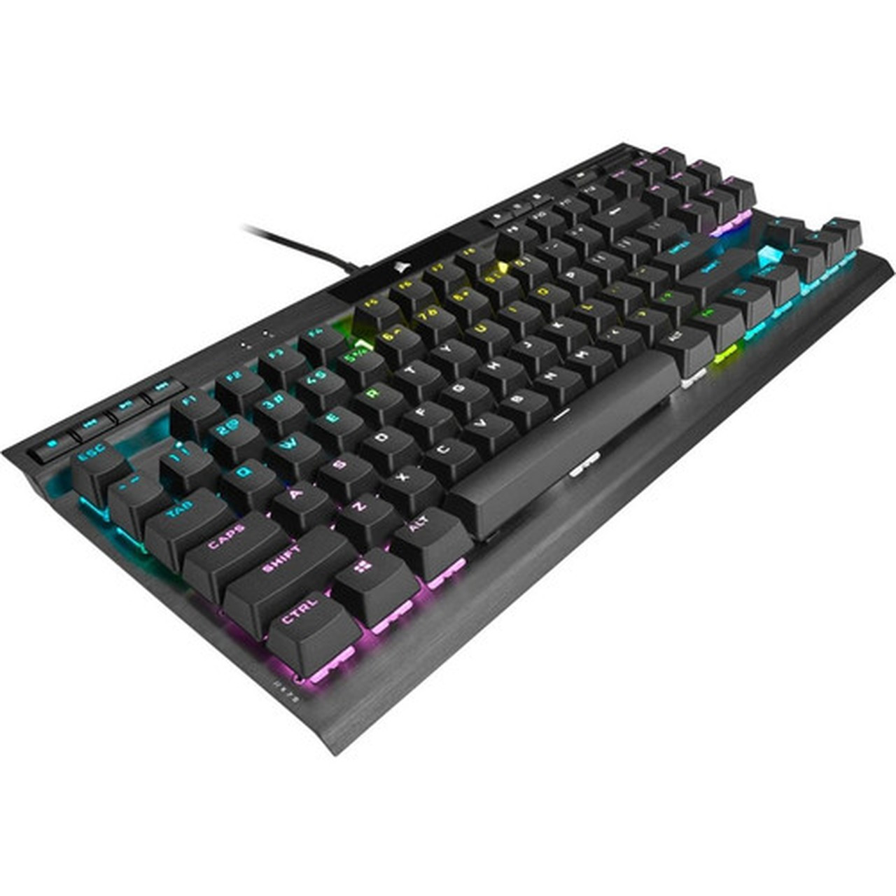 Corsair K70 RGB TKL CHAMPION SERIES Mechanical Gaming Keyboard - CHERRY MX SPEED - Cable Connectivity - USB 30 USB 31 Type A - RGB CH-9119014-NA