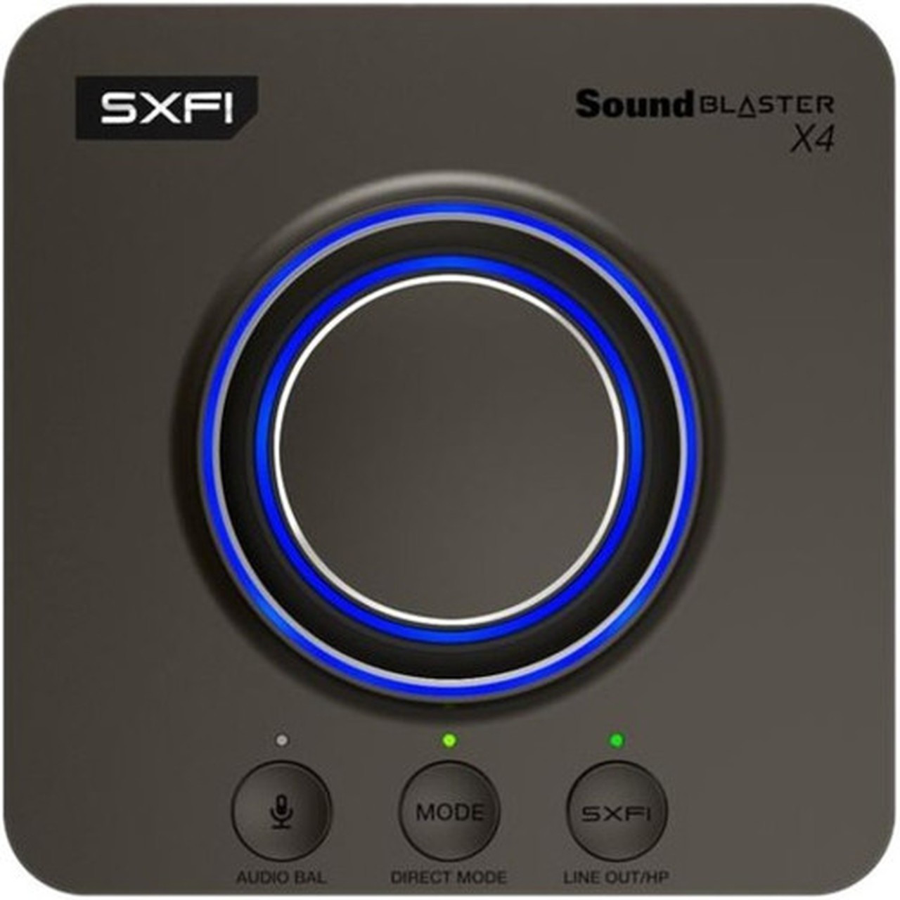 Sound Blaster X4 External Sound Card - 24 bit DAC Data Width - 71 Sound Channels - External - USB Type C - 3 Byte 192 kHz Maximum - 3 70SB181500000
