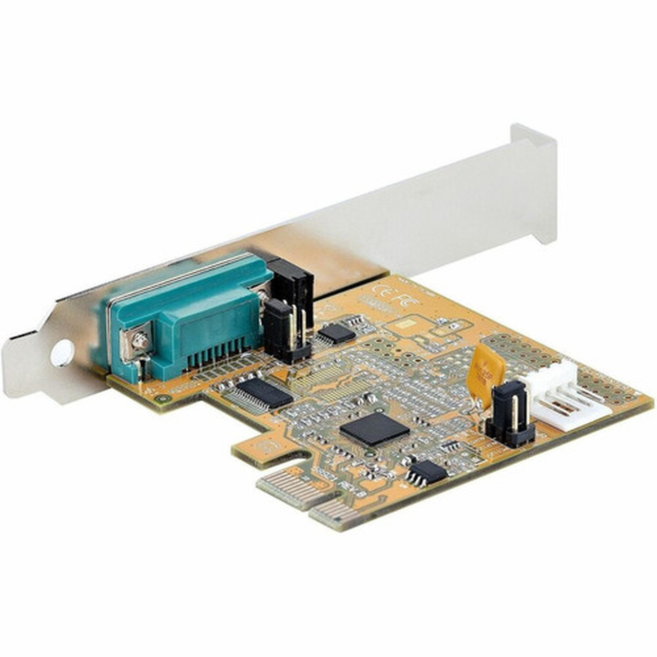 StarTechcom 1-Port PCI Express Serial Card PCIe to RS232 DB9 Serial Interface Card 16C1050 UART COM Retention Low Profile Win 11050-PC-SERIAL-CARD
