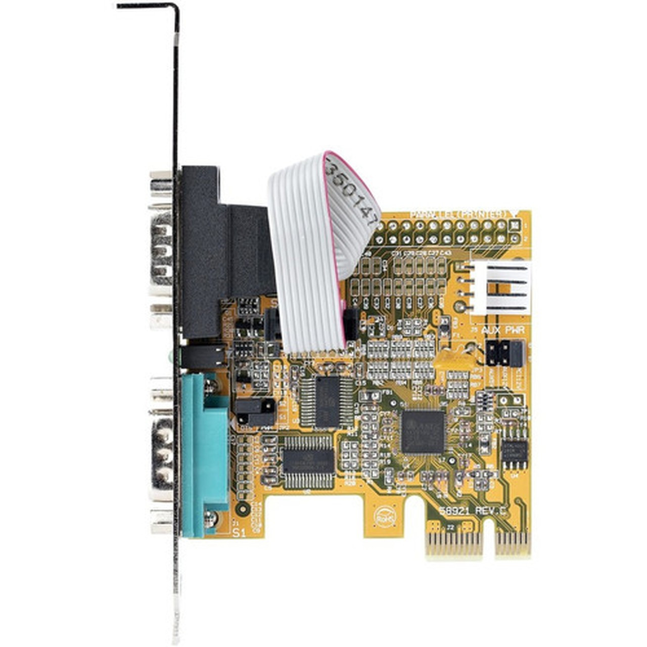 StarTechcom 2-Port PCI Express Serial Card Dual Port PCIe to RS232 DB9 Serial Card 16C1050 UART COM Retention Windows  Linux - 21050-PC-SERIAL-CARD