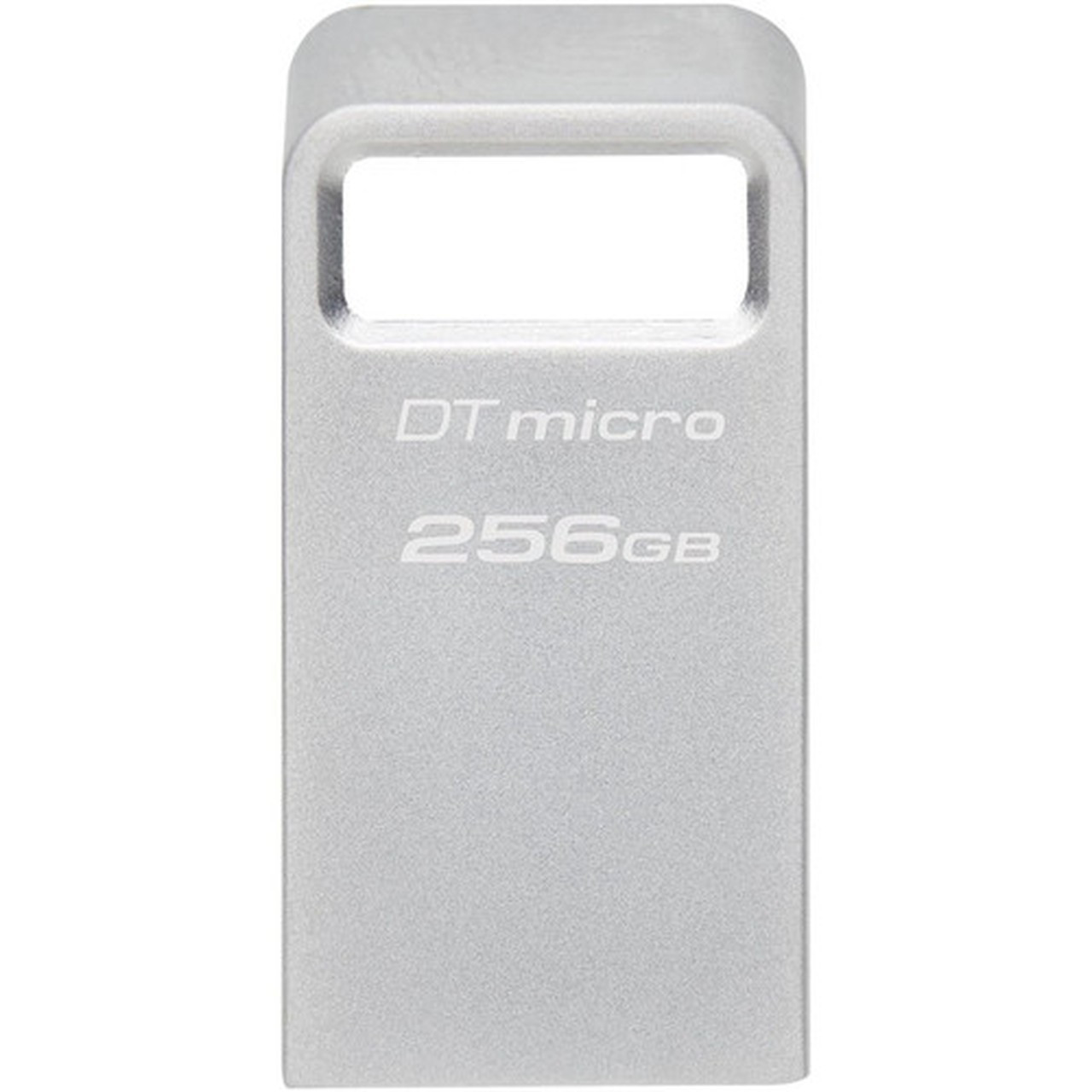 Kingston DataTraveler Micro USB Flash Drive - 256 GB - USB 32 Gen 1 Type A - 200 MBs Read Speed - Silver - 5 Year Warranty DTMC3G2256GB