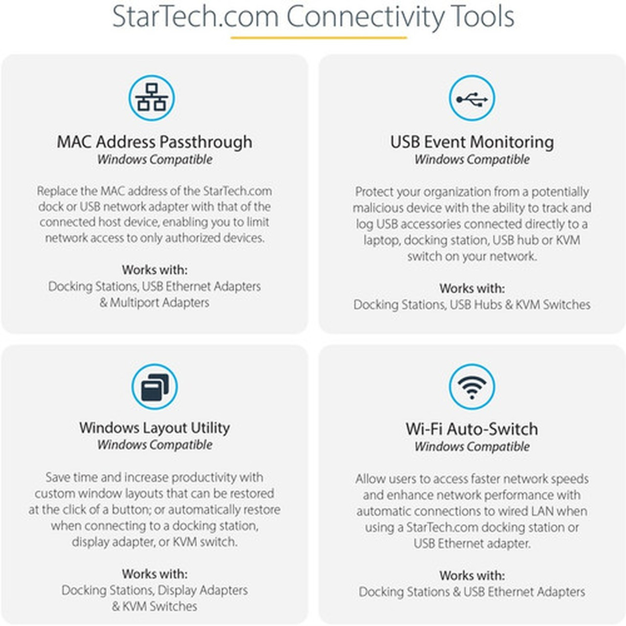 StarTechcom USB-C Triple Monitor Docking Station - Triple 4K HDMIDP USB-C Dock - 5x USB Hub - GbE - 100W PD - Universal  Multi - 4K 116N-USBC-DOCK