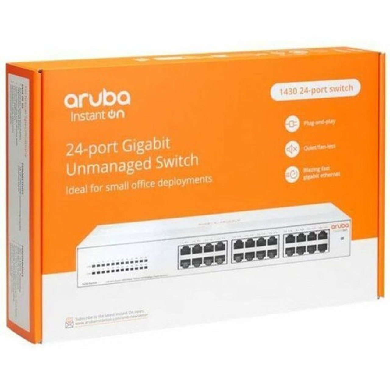 Aruba Instant On 1430 24G Switch - 24 Ports - Gigabit Ethernet - 100Base-TX 101001000Base-T - 2 Layer Supported - 1170 W Power - - R8R49AABA