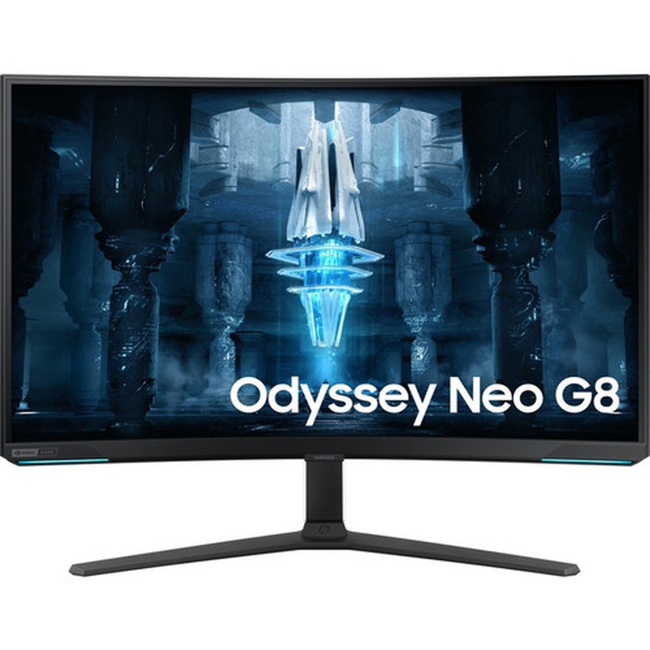 Samsung Odyssey Neo G8 S32BG852NN 32 4K UHD Curved Screen Gaming LCD Monitor - 169 - White Black - 32 81280 mm Class - Vertical LS32BG852NNXGO
