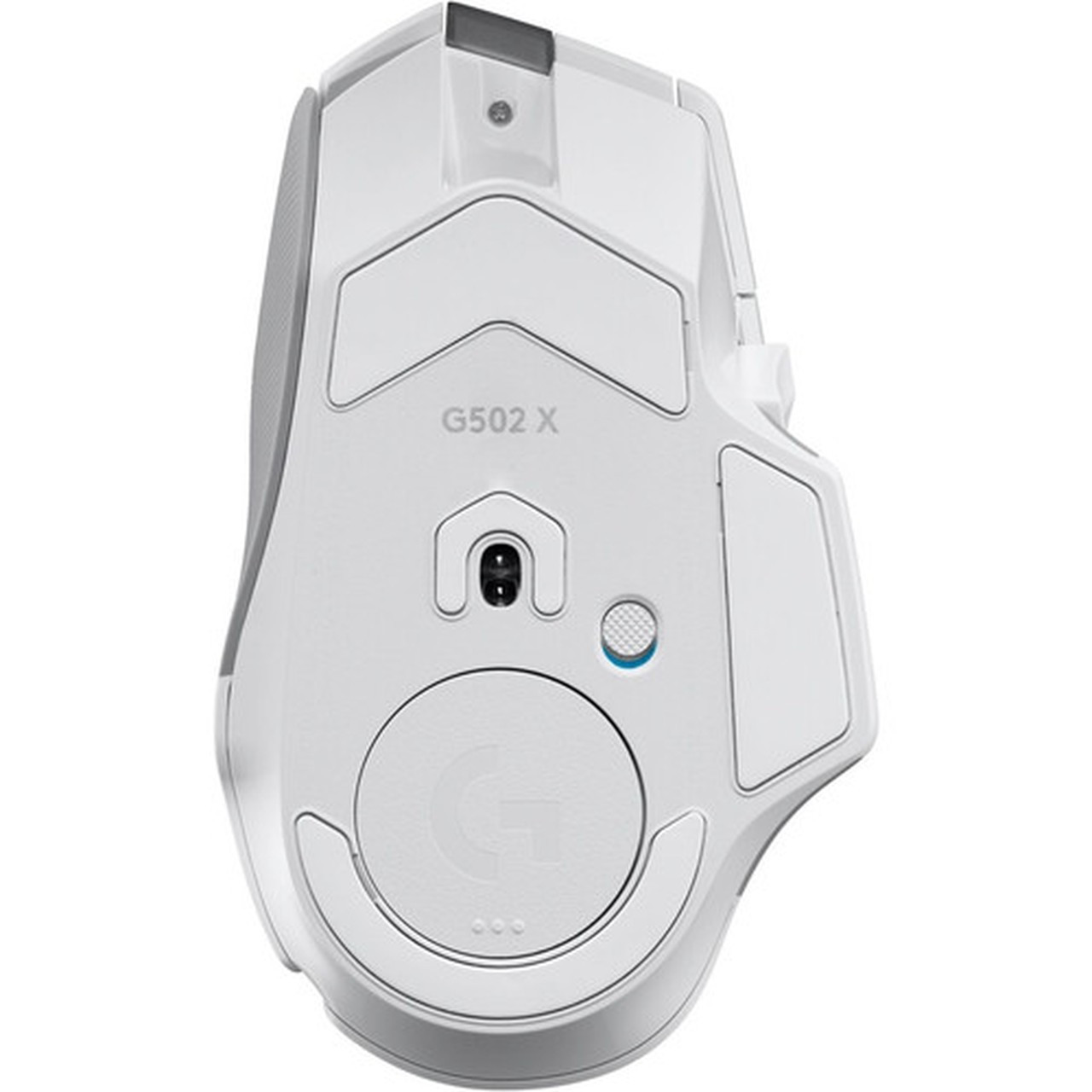 Logitech G502 X PLUS LIGHTSPEED Wireless Gaming Mouse - Optical - Wireless - Rechargeable - White - 1 Pack - USB Type C - Scroll Wheel 910-006169