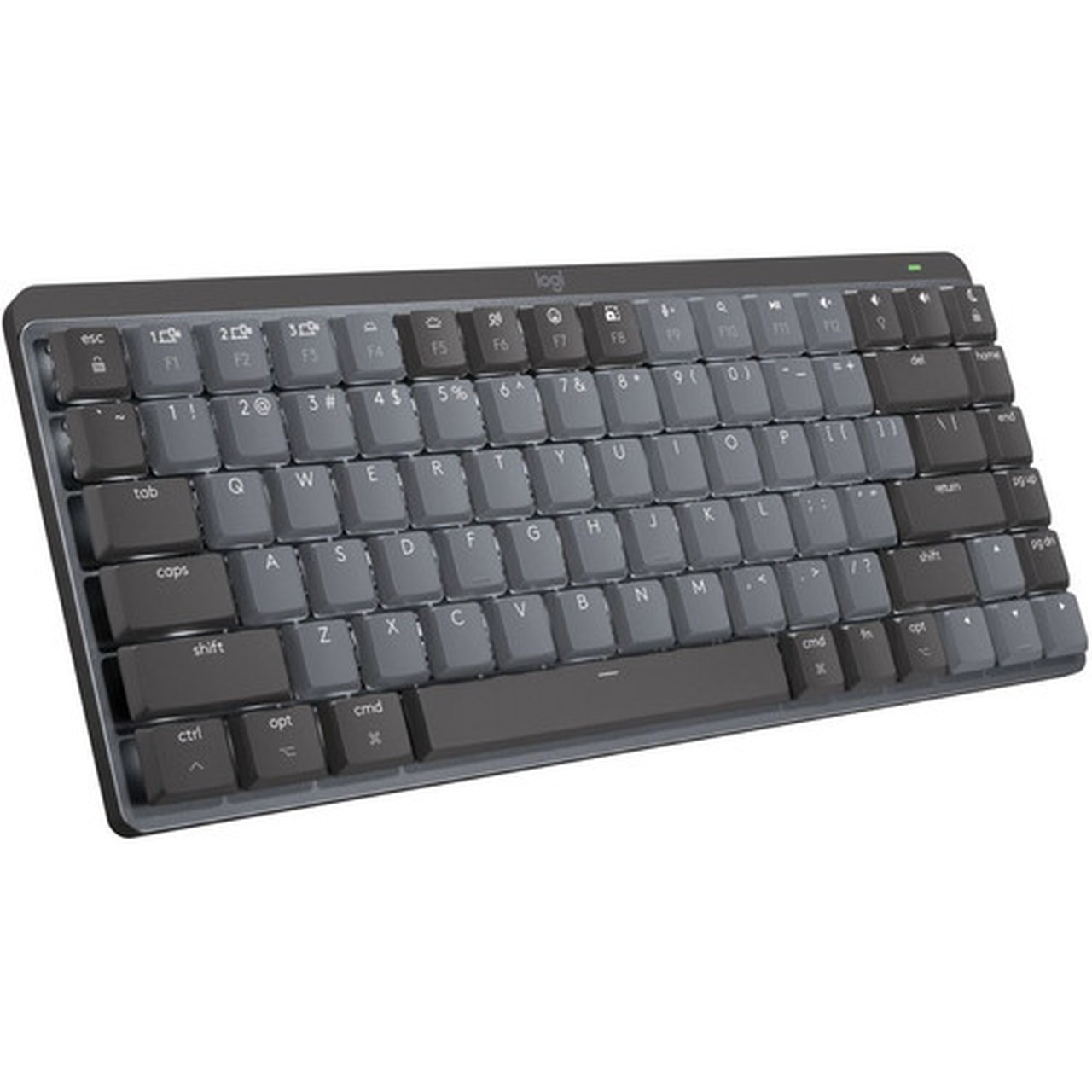 Logitech MX Mechanical Keyboard - Wireless Connectivity - Bluetooth - English - iPad - Mac - MechanicalMX Keyswitch - Gray 920-010831