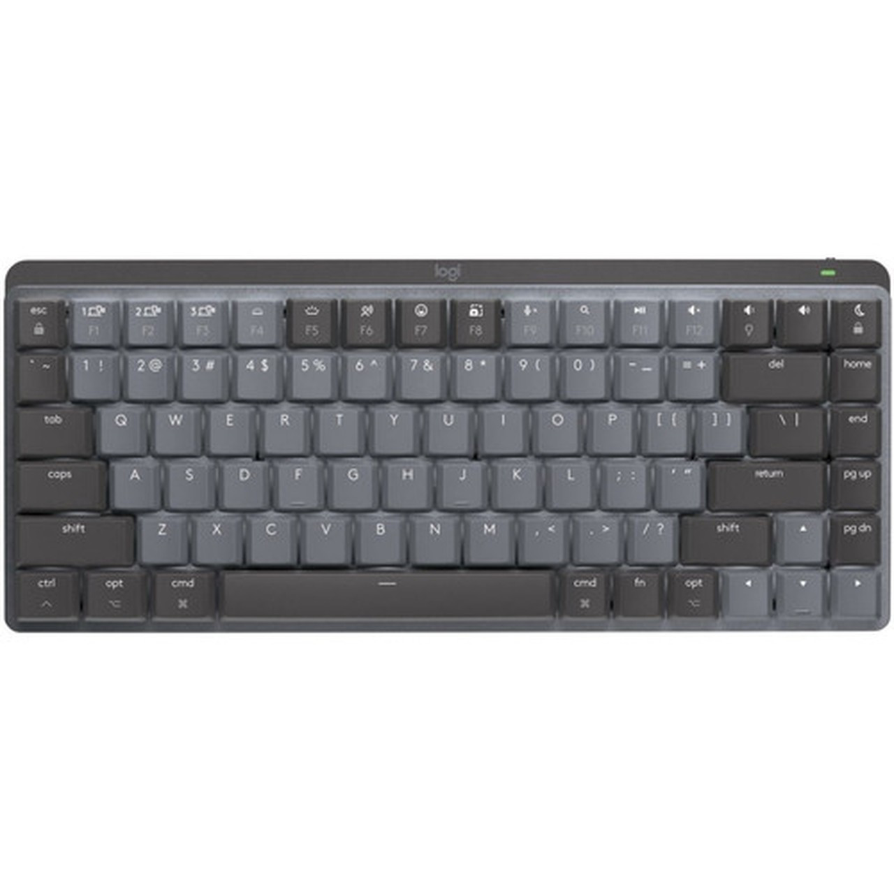 Logitech MX Mechanical Keyboard - Wireless Connectivity - Bluetooth - English - iPad - Mac - MechanicalMX Keyswitch - Gray 920-010831