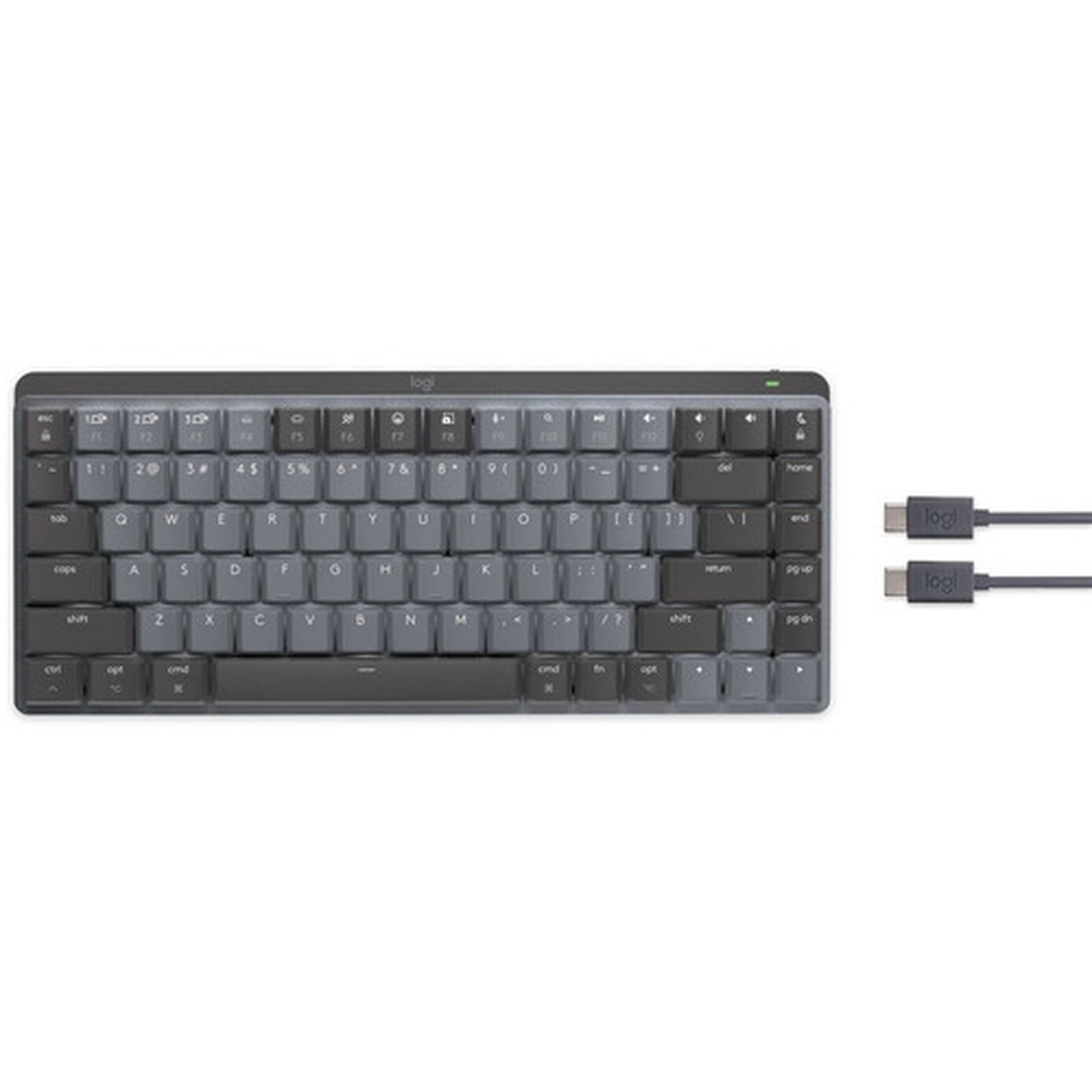 Logitech MX Mechanical Keyboard - Wireless Connectivity - Bluetooth - English - iPad - Mac - MechanicalMX Keyswitch - Gray 920-010831