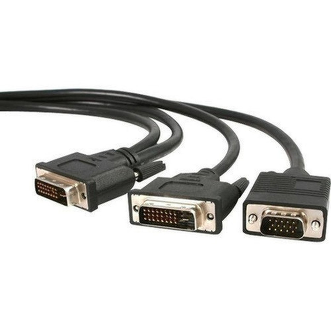 StarTechcom_6_ft_DVI-I_Male_to_DVI-D_Male_and_HD15_VGA_Male_Video_Splitter_Cable_-_DVI_splitter_-_DVI-I_M_-_HD-15_DVI-D_M_-_18_DVIVGAYMM6