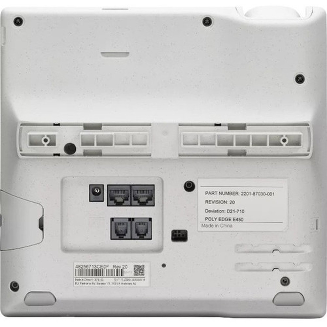 Poly Edge E500 IP Phone - Corded - Corded - NFC - Desktop Wall Mountable - TAA Compliant - VoIP - 2 x Network RJ-45 - PoE Ports 2200-87855-025