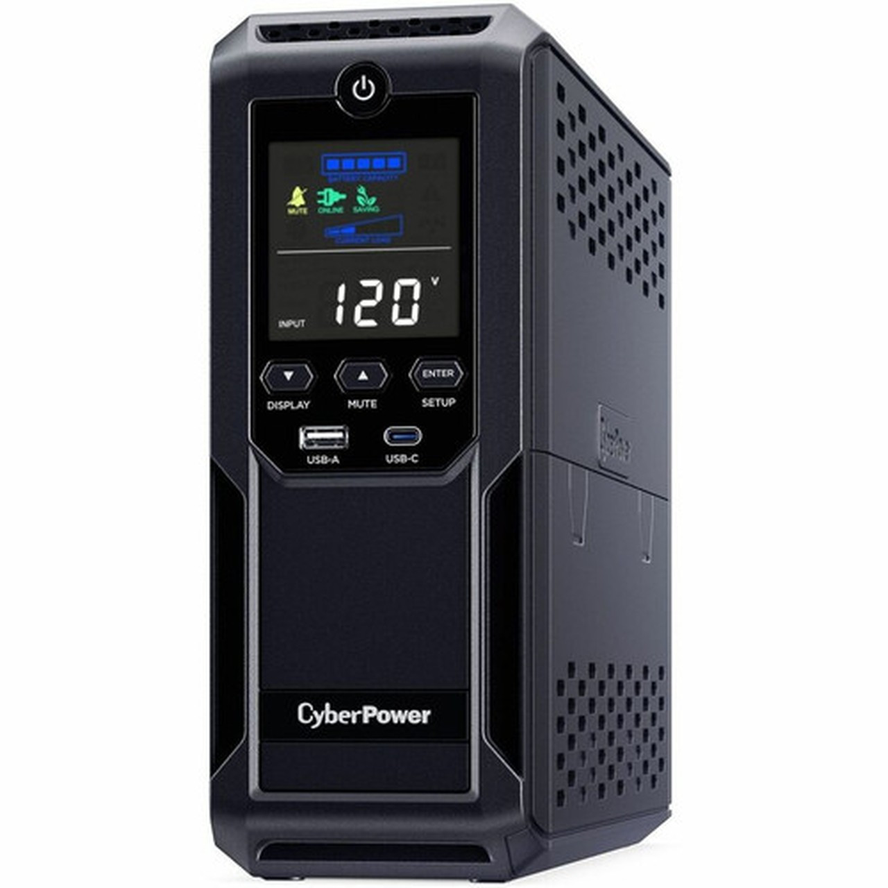 CyberPower Intelligent LCD UPS CP1500AVRLCD3 1500VA Mini-tower UPS - Mini-tower - AVR - 8 Hour Recharge - 3 Minute Stand-by - 120 V AC CP1500AVRLCD3
