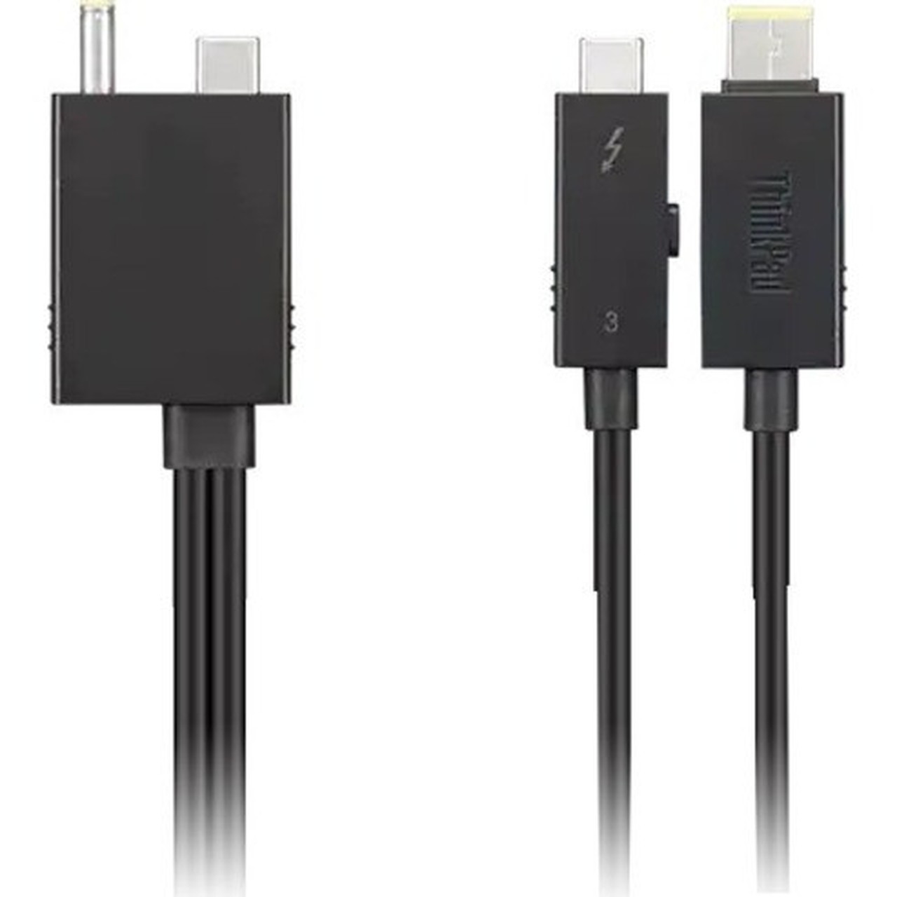 Lenovo Thunderbolt 4 WorkStation Dock Split Cable 07m - 23 ft Thunderbolt 4 Data TransferPower Cable for Workstation Dock - Second 4X91K16970