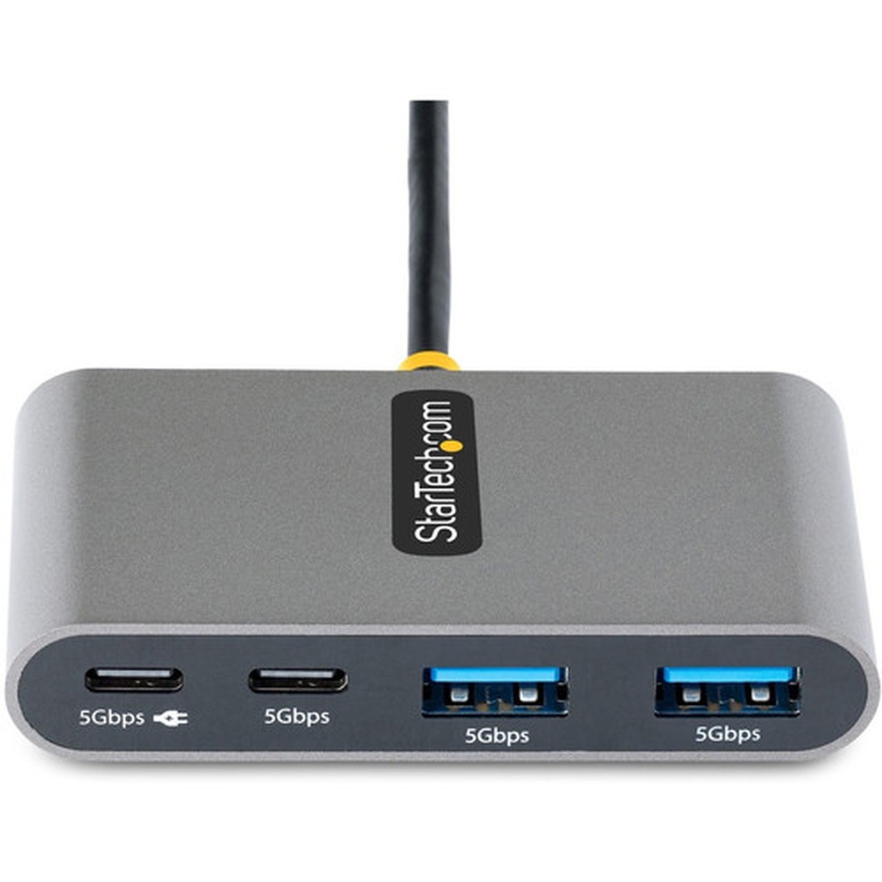 StarTechcom 4-Port USB-C Hub with 100W Power Delivery Pass-Through 2x USB-A  2x USB-C 5Gbps 1ft30cm Long Cable Portable USB 30 5G2A2CPDB-USB-C-HUB