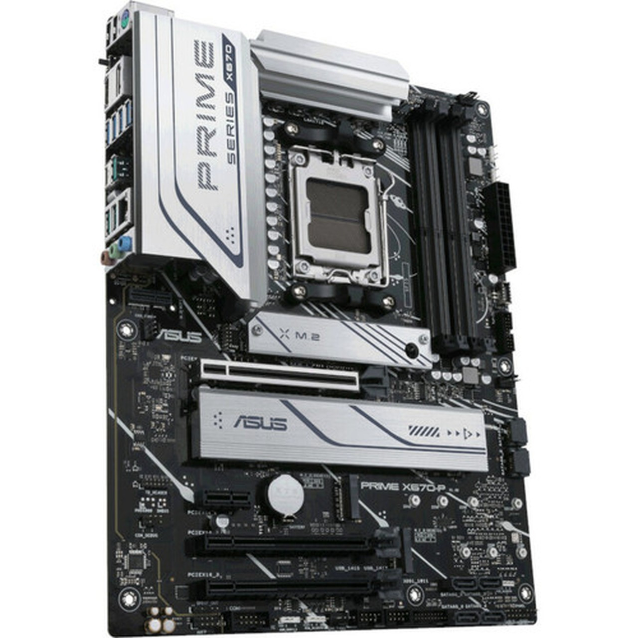 Asus Prime X670-P Desktop Motherboard - AMD X670 Chipset - Socket AM5 - ATX - Ryzen 5 Ryzen 7 Ryzen 9 Processor Supported - 128 GB - PRIME X670-P