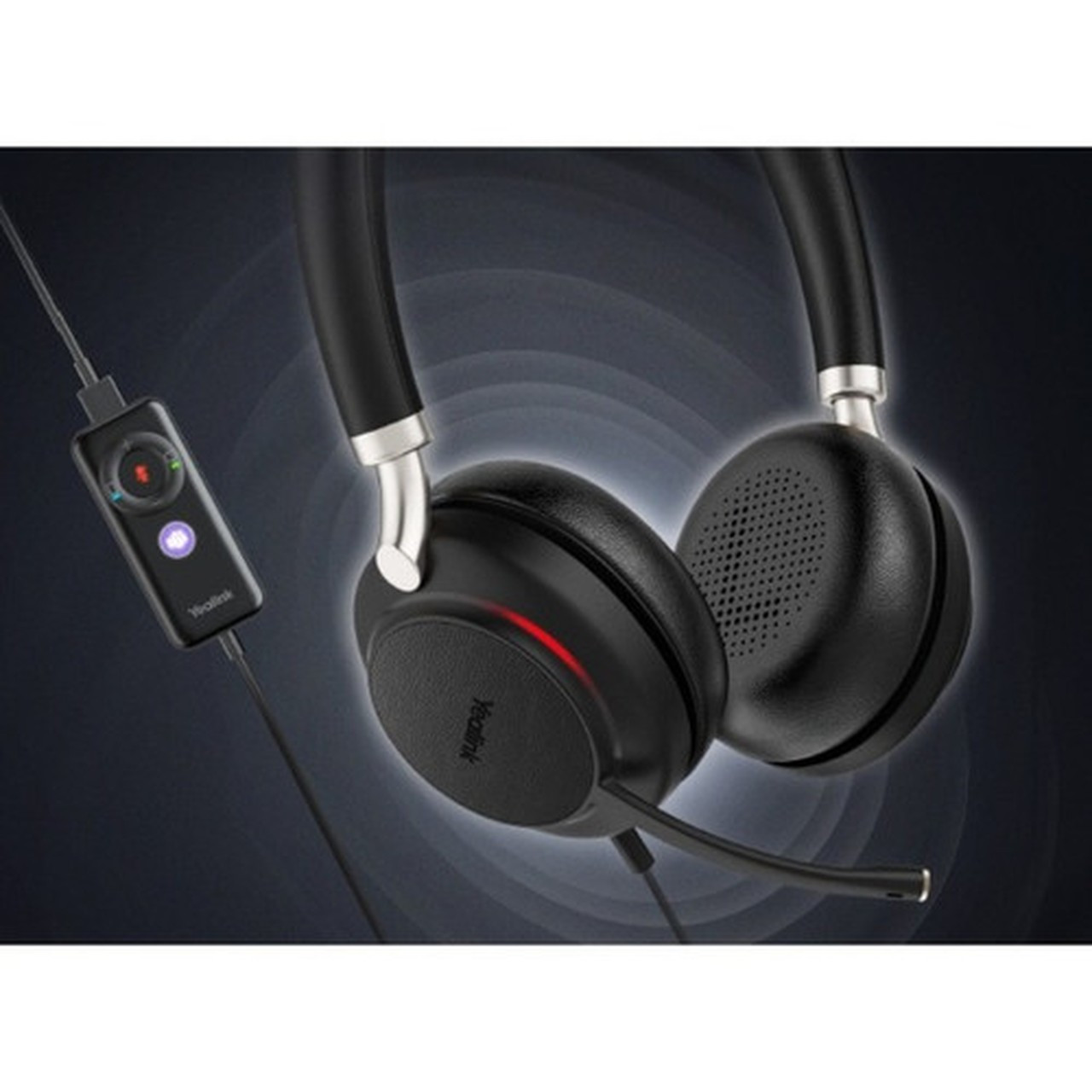 Yealink Premium USB Wired Headset - Stereo - USB Type A - WiredWireless - Bluetooth - 328 ft - 32 Ohm - 20 Hz - 20 kHz - - Binaural 1308082