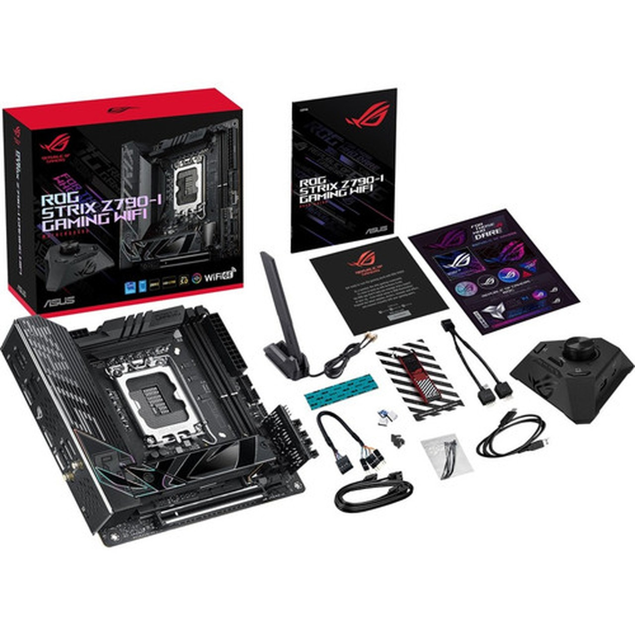 Asus ROG Strix STRIX Z790-I GAMING WIFI Gaming Desktop Motherboard - Intel Z790 Chipset - Socket LGA-1700 - Mini ITX - Core Pentium - ROG STRIX Z790-I GAMING WIFI
