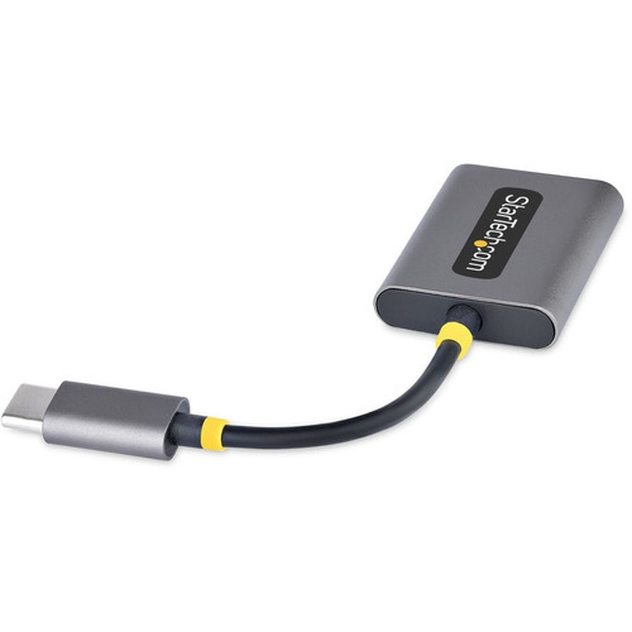 StarTechcom USB-C Headphone Splitter USB Type C Dual Headset Adapter wMic Input USB C to 35mm Audio AdapterEarphone DongleAux - USBC-AUDIO-SPLITTER