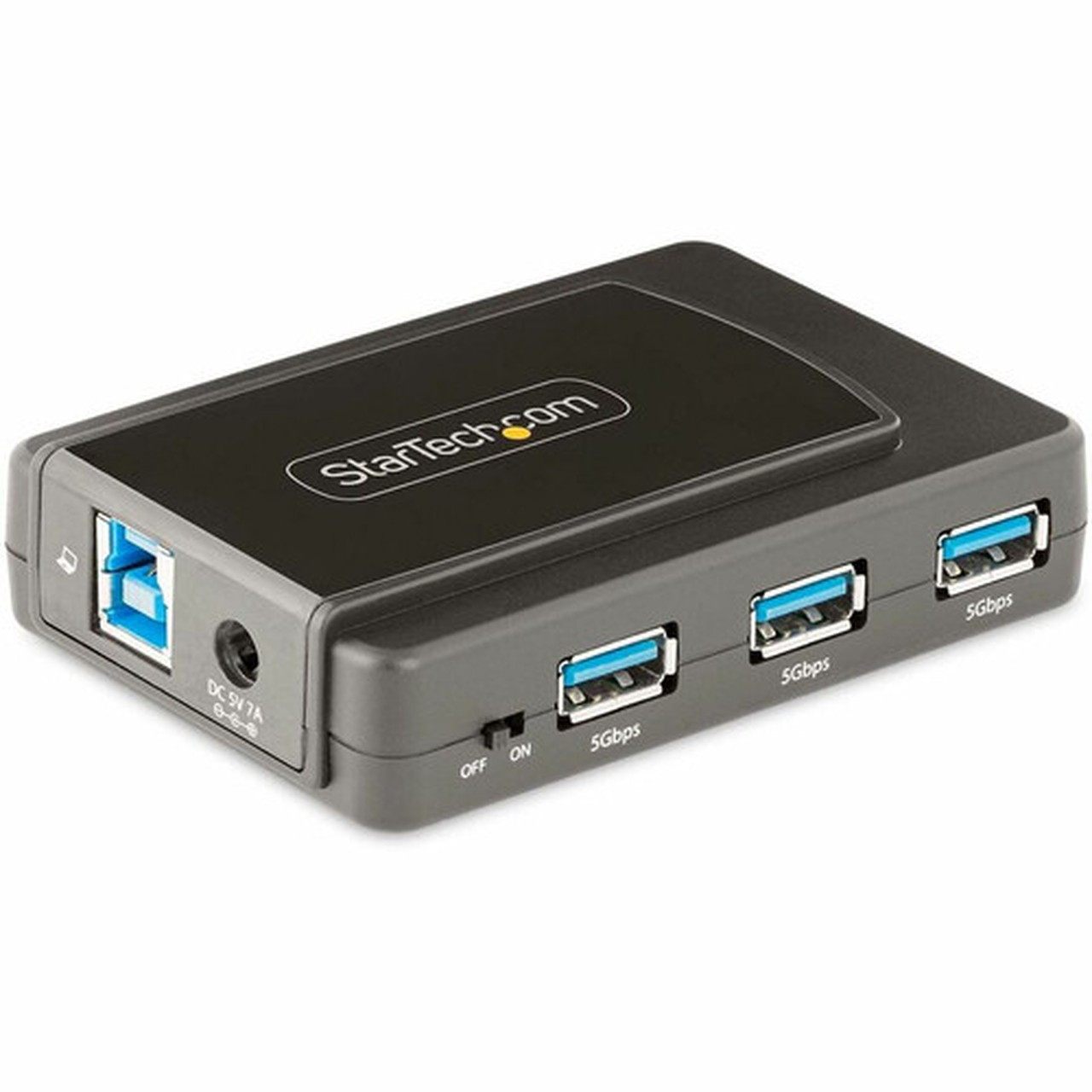 StarTechcom 7-Port USB Hub USB 30 5Gbps USB-A to 7x USB-A Self Powered USB-A Expansion Hub w 35W Power Supply - Self-powered USB 5G7AS-USB-A-HUB