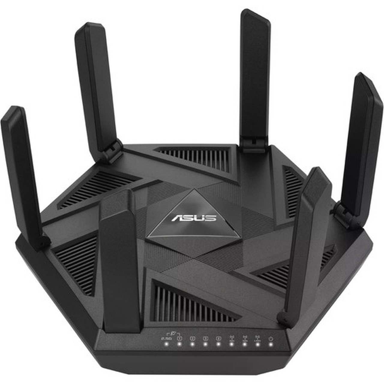Asus RT-AXE7800 Wi-Fi 6E IEEE 80211ax Ethernet Wireless Router - Tri Band - 240 GHz ISM Band - 6 GHz UNII Band - 6 x Antenna6 x - - RT-AXE7800