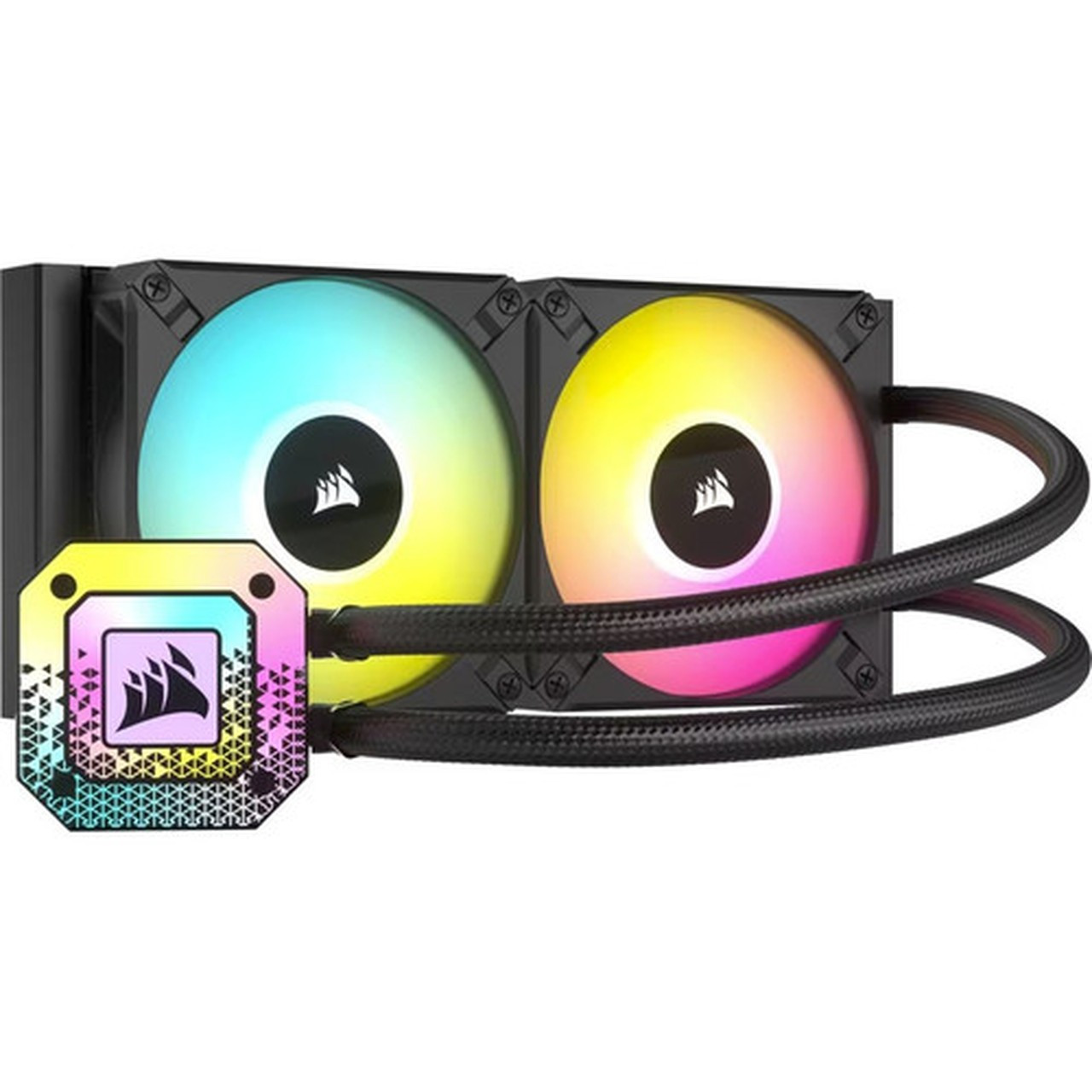 Corsair iCUE H100i ELITE CAPELLIX XT Liquid CPU Cooler - 472 120 mm Maximum Fan Diameter - 2 x Fans - 18567 Lmin Maximum - rpm CW-9060068-WW