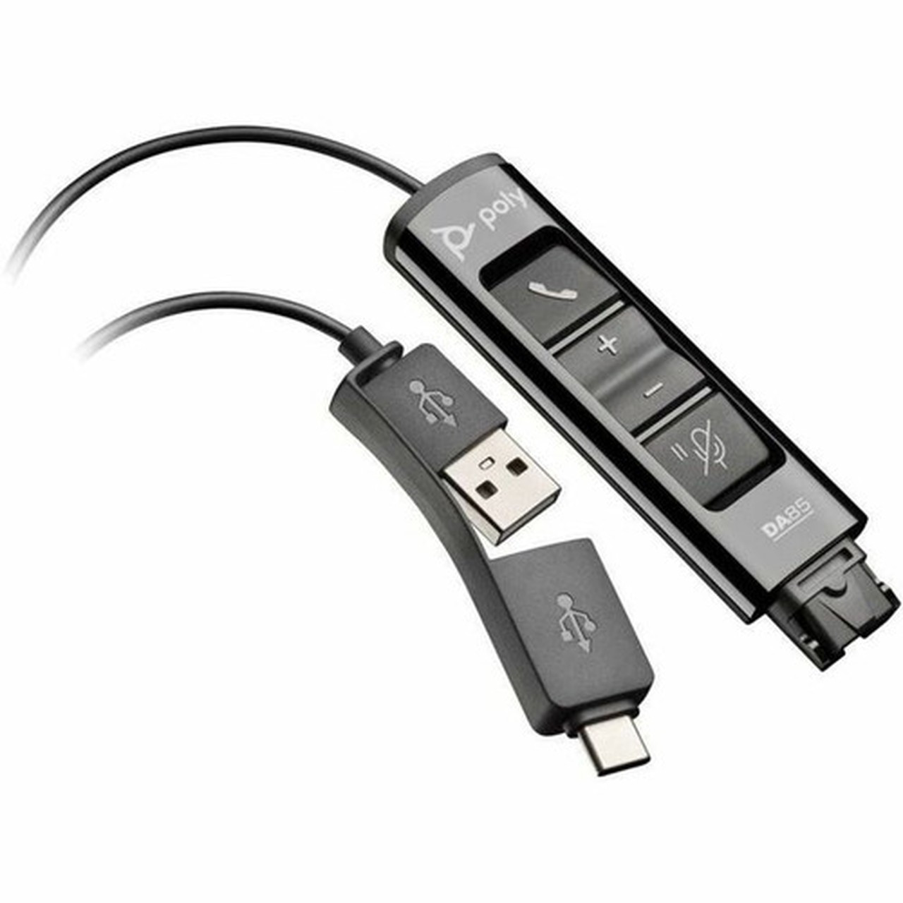 Poly DA85 USB to QD Adapter - for Headset 786C7AA