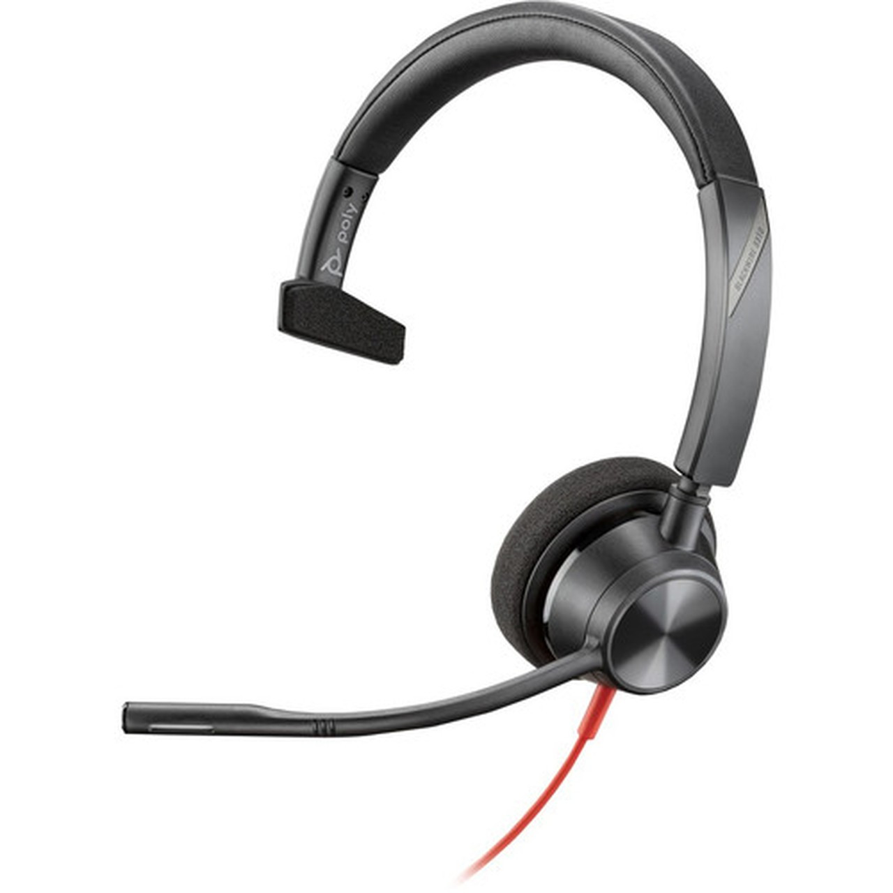 Poly Blackwire 3310 USB-C Headset - Mono - USB Type C - Wired - 32 Ohm - 80 Hz - 20 kHz - On-ear - Monaural - Open - 71 ft Cable - - 767F8AA