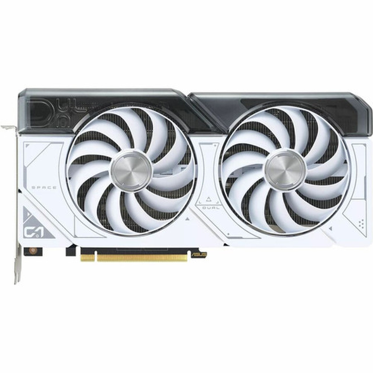 Asus NVIDIA GeForce RTX 4070 Graphic Card - 12 GB GDDR6X - 255 GHz Boost Clock - 192 bit Bus Width - PCI Express 40 - DisplayPort - DUAL-RTX4070-O12G-WHITE