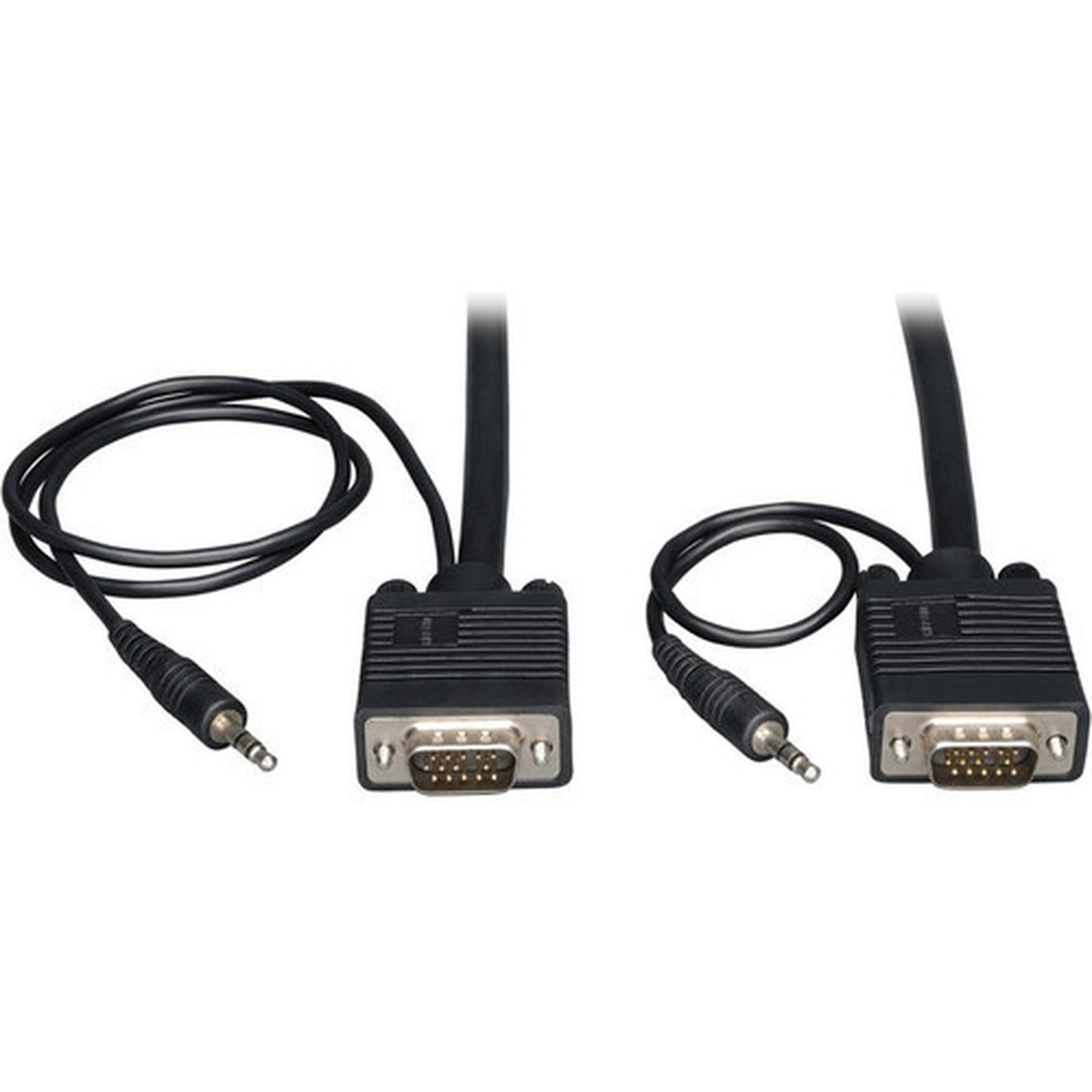 Tripp_Lite_10ft_SVGA__VGA_Coax_Monitor_Cable_with_Audio_and_RGB_High_Resolution_HD15_35mm_MM_10_-_10_ft_Audio_Cable_-_Black_P504-010
