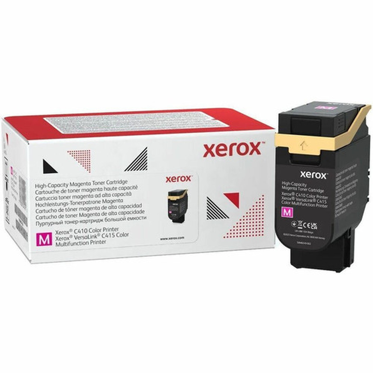 Xerox Original High Yield Laser Toner Cartridge - Box - Return Program - Magenta - 1 Pack - 7000 Pages 006R04687