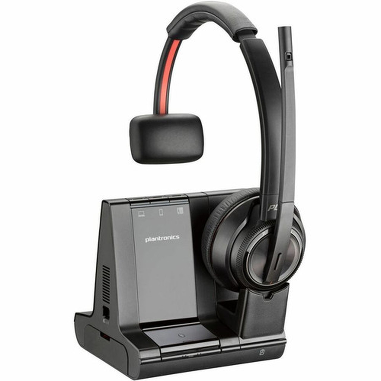 Poly Savi 8200 Office 8210 Headset - Mono - Wireless - BluetoothDECT 60 - 4495 ft - 32 Ohm - 20 Hz - 20 kHz - Over-the-head - - - 7S445AAABA