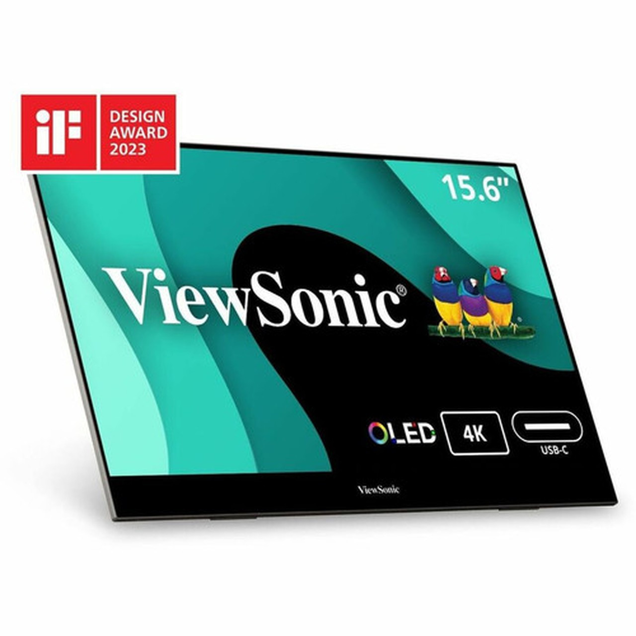 ViewSonic VX1655-4K-OLED 156 4K UHD OLED Monitor - 169 - Black - 16 40640 mm Class - OLED - 3840 x 2160 - 107 Billion Colors - VX1655-4K-OLED
